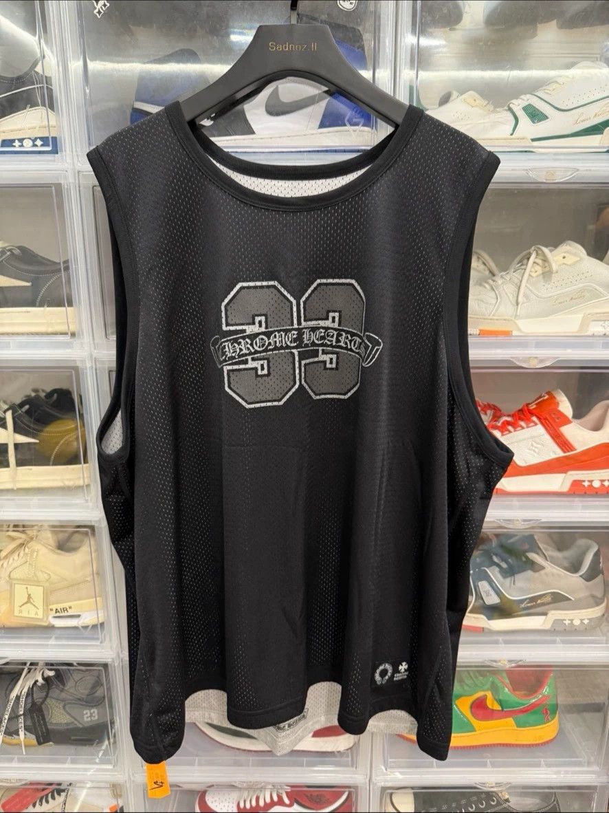 Chrome Hearts Chrome Hearts Black Mesh Hockey Jersey Vest Size US XXL / EU 58 / 5 - 1 Thumbnail