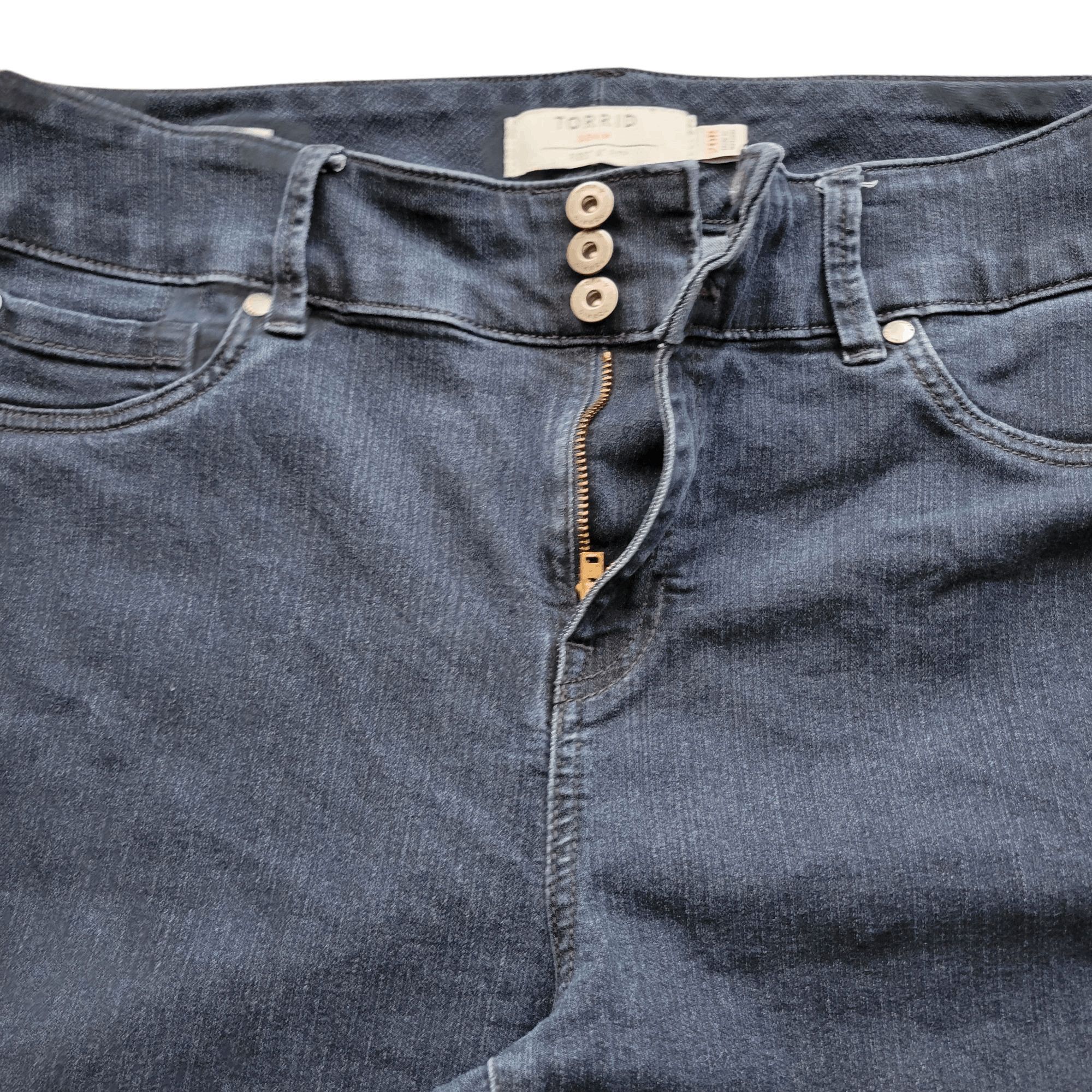 Torrid Torrid Denim Jeggings Women's Size 20R Inseam 28" Excellent Size 42" / US 20 - 8 Thumbnail