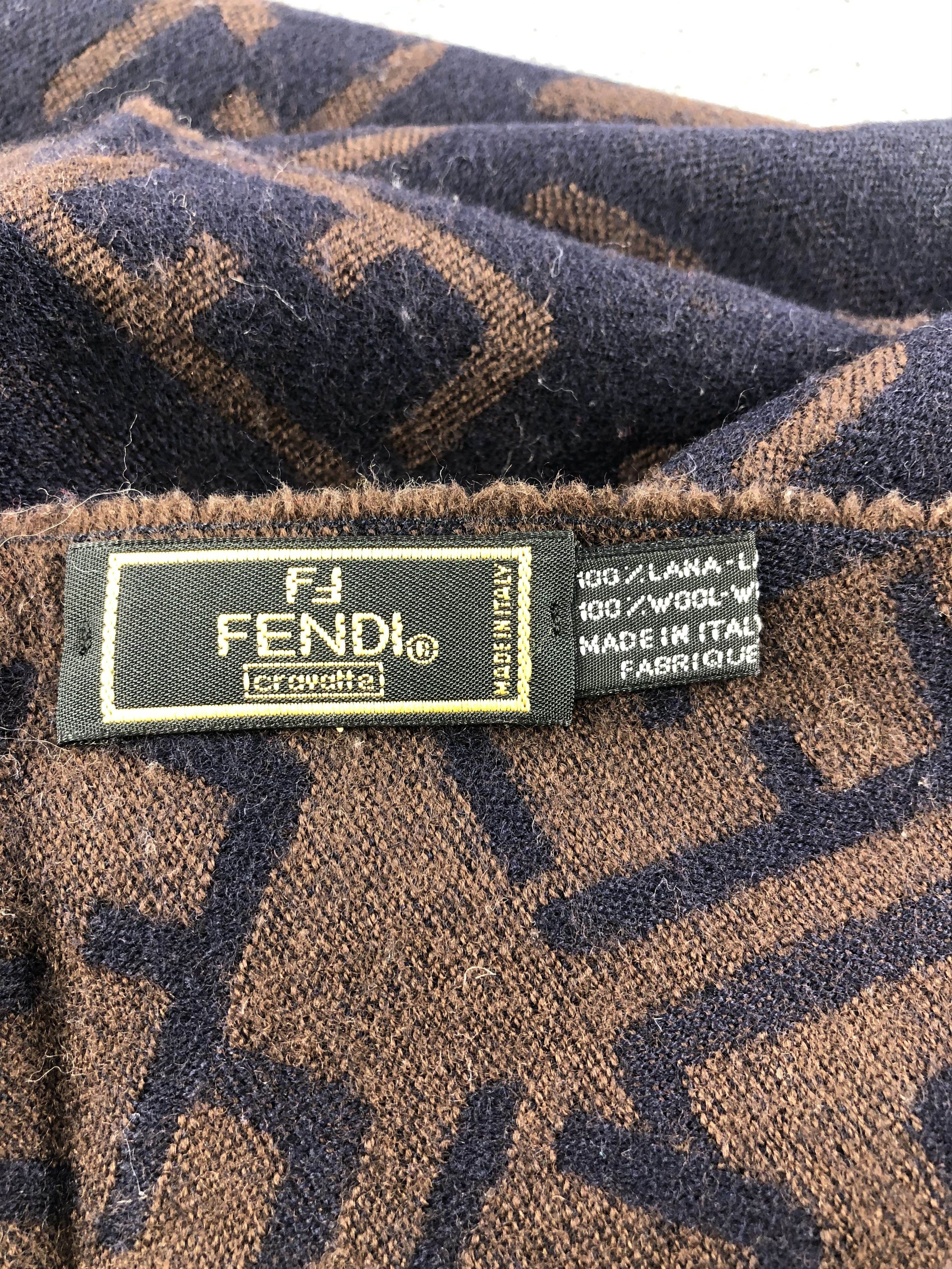 Fendi Fendi Monogram FF Scarf / Muffler / Neckwear Size ONE SIZE - 6 Thumbnail