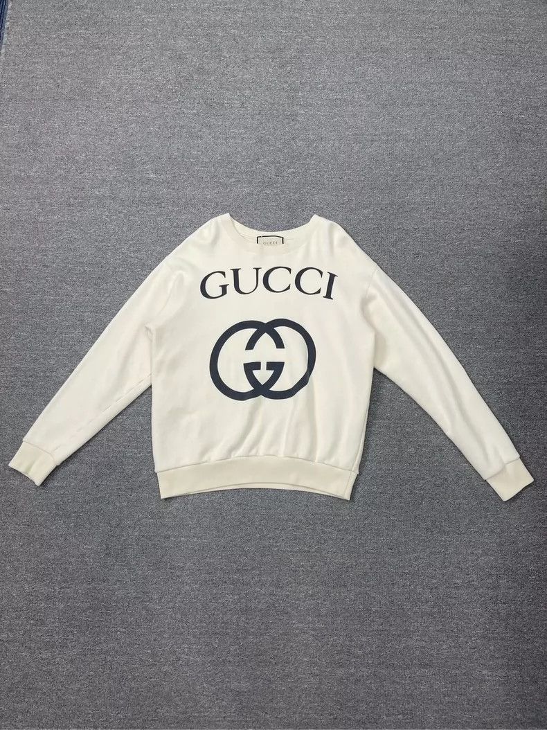 Gucci Gucci Classic double G letter logo round-neck sweatshirt 25 Size US S / EU 44-46 / 1 - 1 Thumbnail
