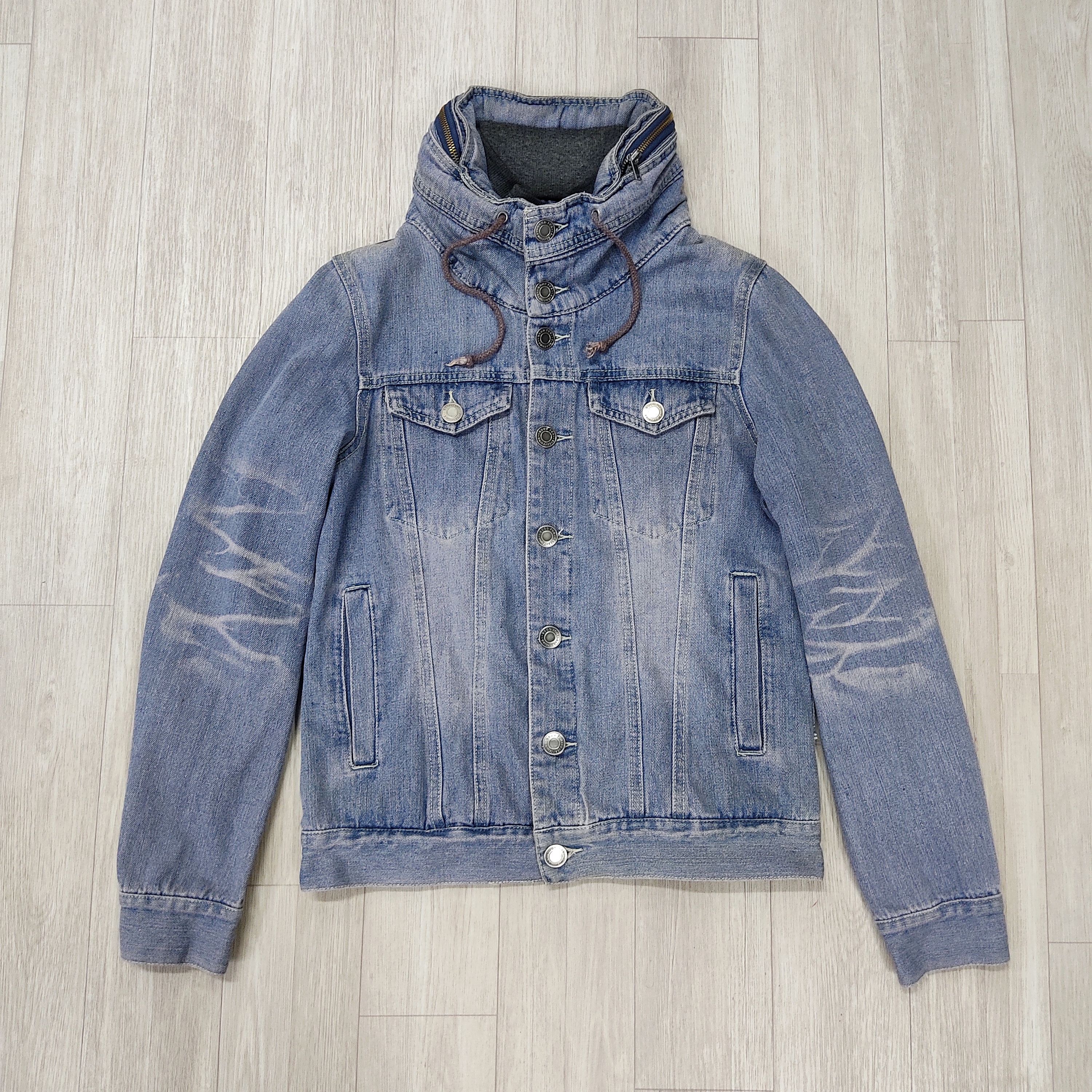 Japan Blue Made In Heaven Faded Distressed Denim Jacket Size US S / EU 44-46 / 1 - 4 Thumbnail
