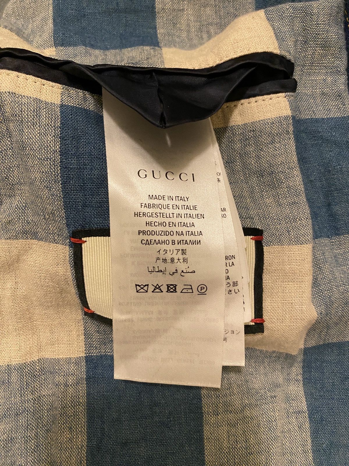 Gucci Gucci Angry Cat Embroidered Denim Jacket Size 44 XS Size US S / EU 44-46 / 1 - 3 Thumbnail