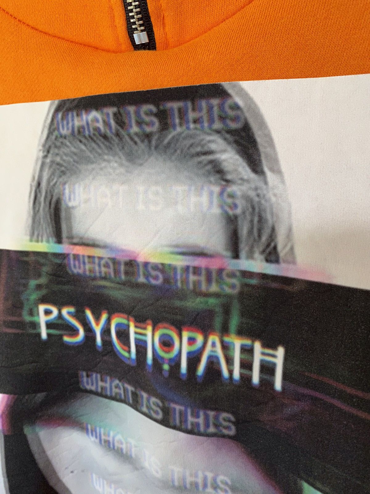 Japanese Brand A’GEM/9 Japan psychopath illusion hoodie Size US L / EU 52-54 / 3 - 5 Thumbnail