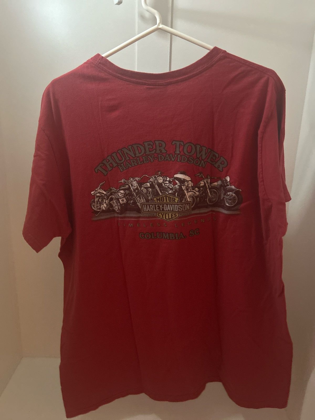 Harley Davidson Harley Davidson skull thunder tower t-shirt Size US XL / EU 56 / 4 - 3 Thumbnail