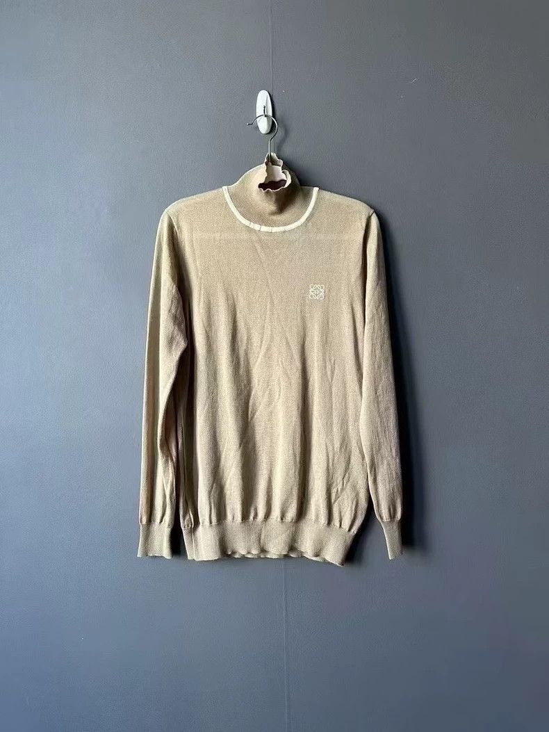 Loewe LOEWE High collar knitted shirt Size S / US 4 / IT 40 - 1 Thumbnail