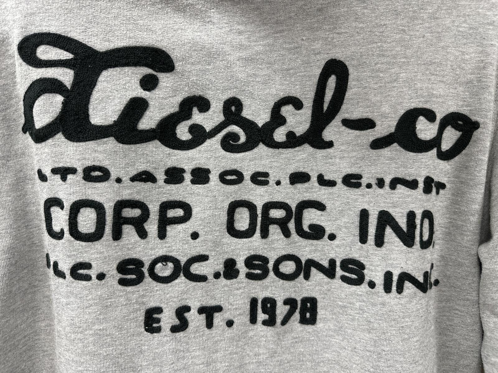 Diesel Diesel Zip-Up Hoodie - Size L - Gray Size US L / EU 52-54 / 3 - 6 Thumbnail