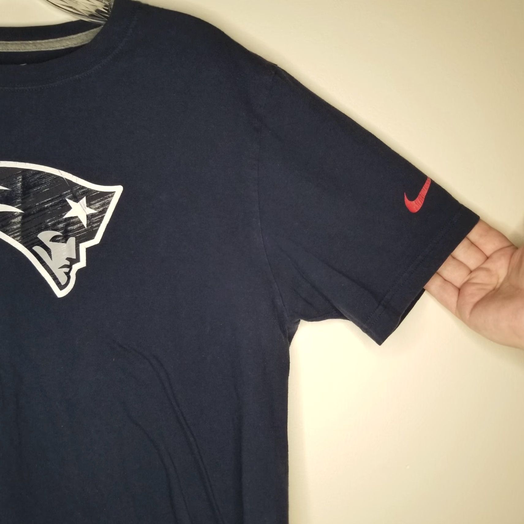 Nike Nike Patriots Shirt Mens Short Sleeve M Blue Size M - Nike T-Shirt Patriots Logo Patriotic Adult Mens Size US M / EU 48-50 / 2 - 3 Thumbnail