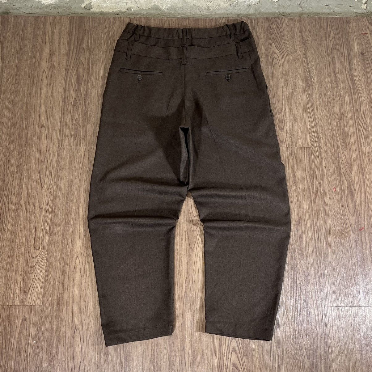 Frapbois Frapbois Double Waist Tailored Trousers Brown Size US 32 / EU 48 - 2 Thumbnail