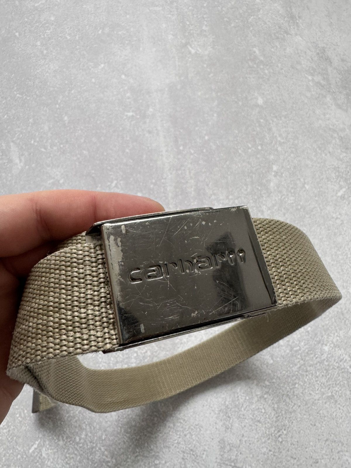 Carhartt × Vintage Vintage Carhartt Metal Belt Y2K Skategang Size ONE SIZE - 5 Thumbnail