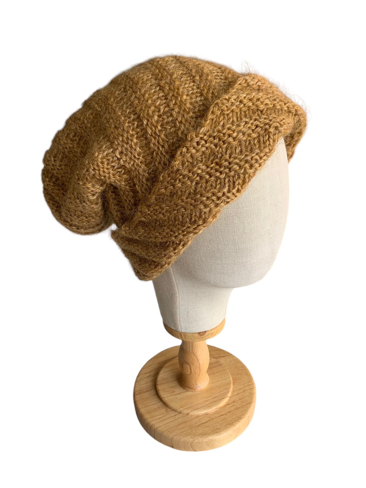 Japanese Brand × Kapital × Vintage Hippies Style Slouchy Fur Knitted Long Beanie Hats Size ONE SIZE - 2 Thumbnail