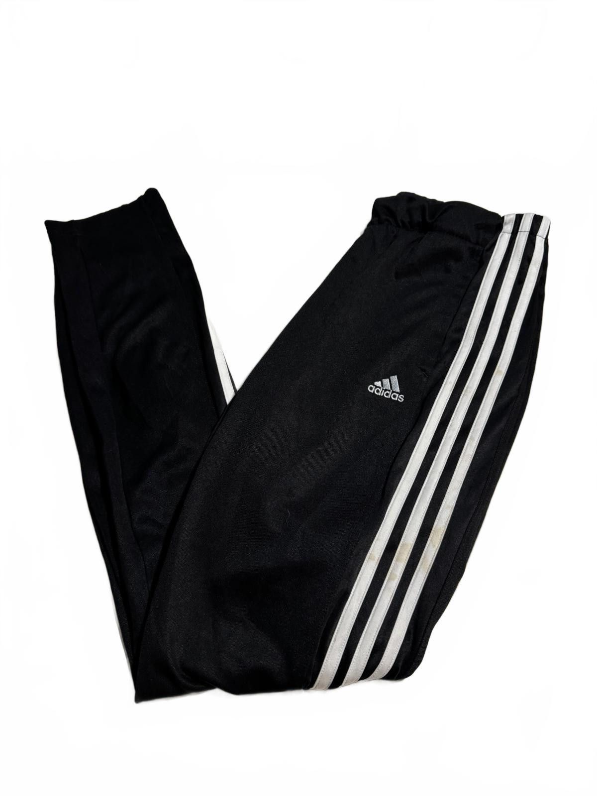 Adidas Adidas Black Track Pants with White Stripes Size US 30 / EU 46 - 1 Thumbnail