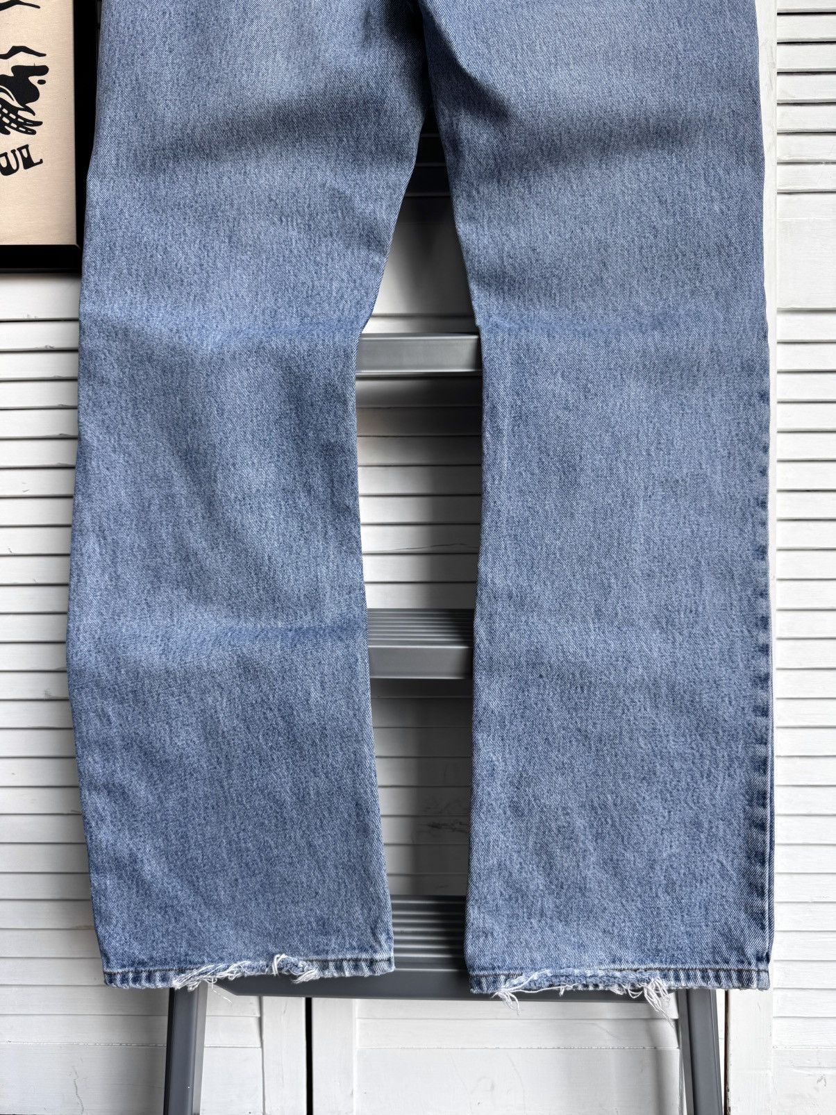 Levi's Vintage Levis 501 Light Wash Blue Denim Jeans Pants USA Size US 36 / EU 52 - 7 Thumbnail