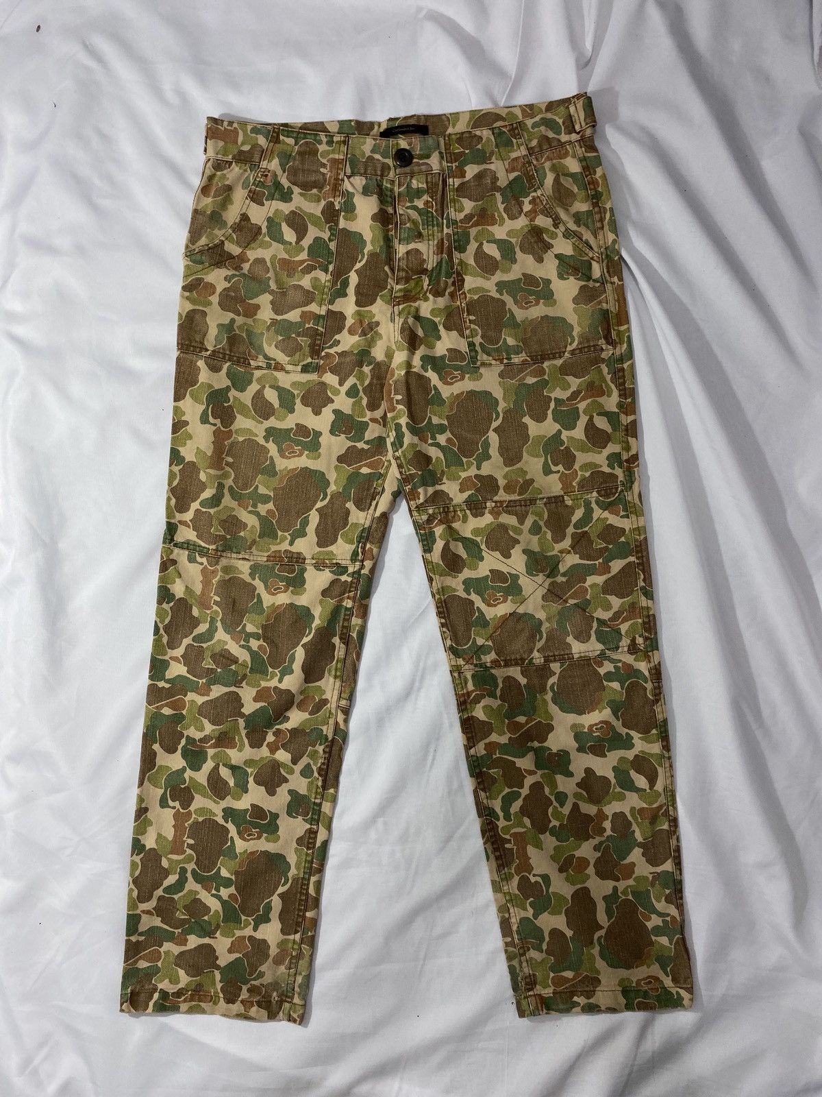Orslow Union Made Frogskin Fatigue Pants OG107 Size US 31 - 1 Thumbnail