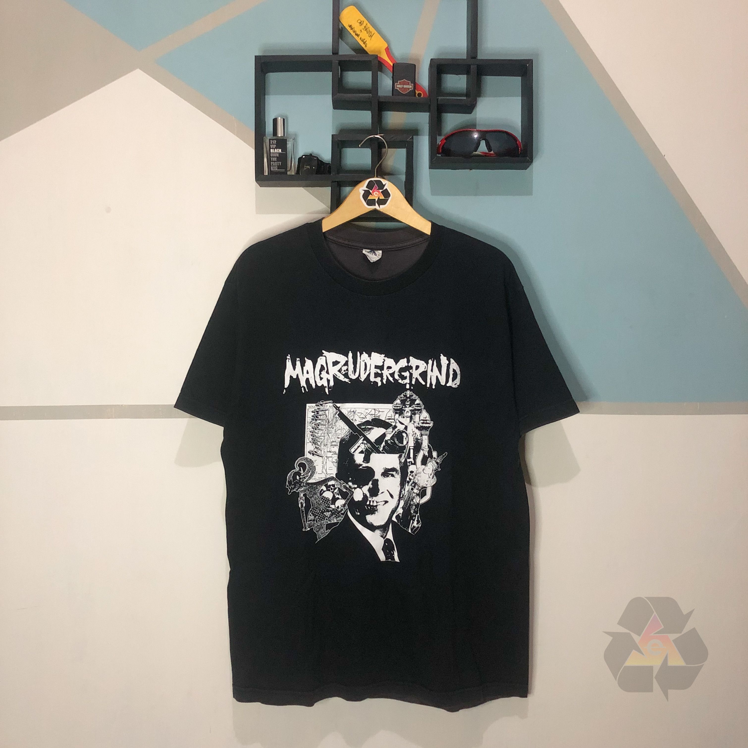 Band Tees Vintage Rare Magrudergrind Asia T-Shirt Size US L / EU 52-54 / 3 - 2 Thumbnail