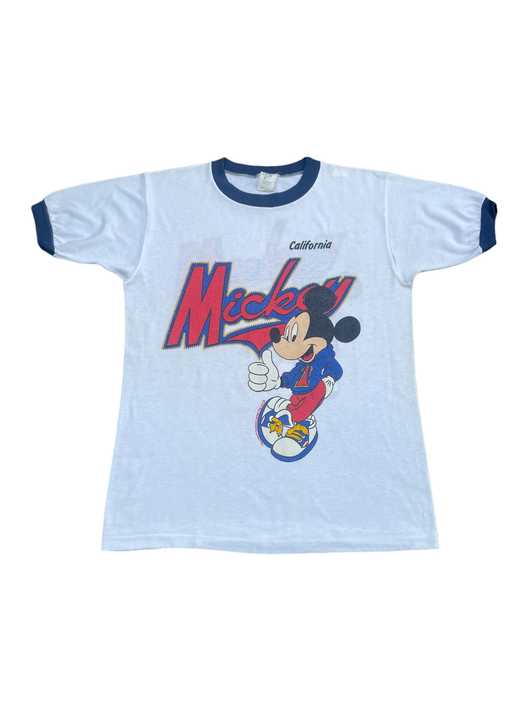 Mickey Mouse Vintage Mickey Mouse Double Sided Ringger Tshirt Size US M / EU 48-50 / 2 - 1 Thumbnail