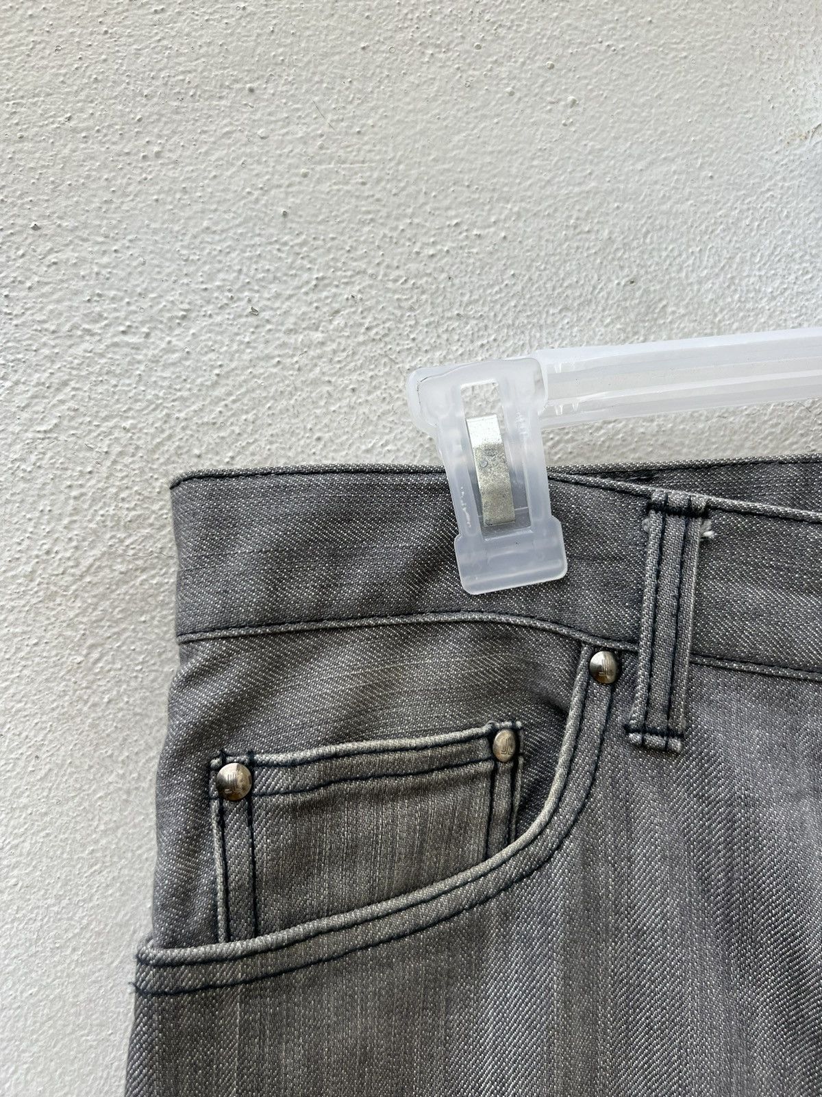 Lanvin Vintage Lanvin Collection Stretch Grey Denim Jeans Size US 31 - 4 Thumbnail