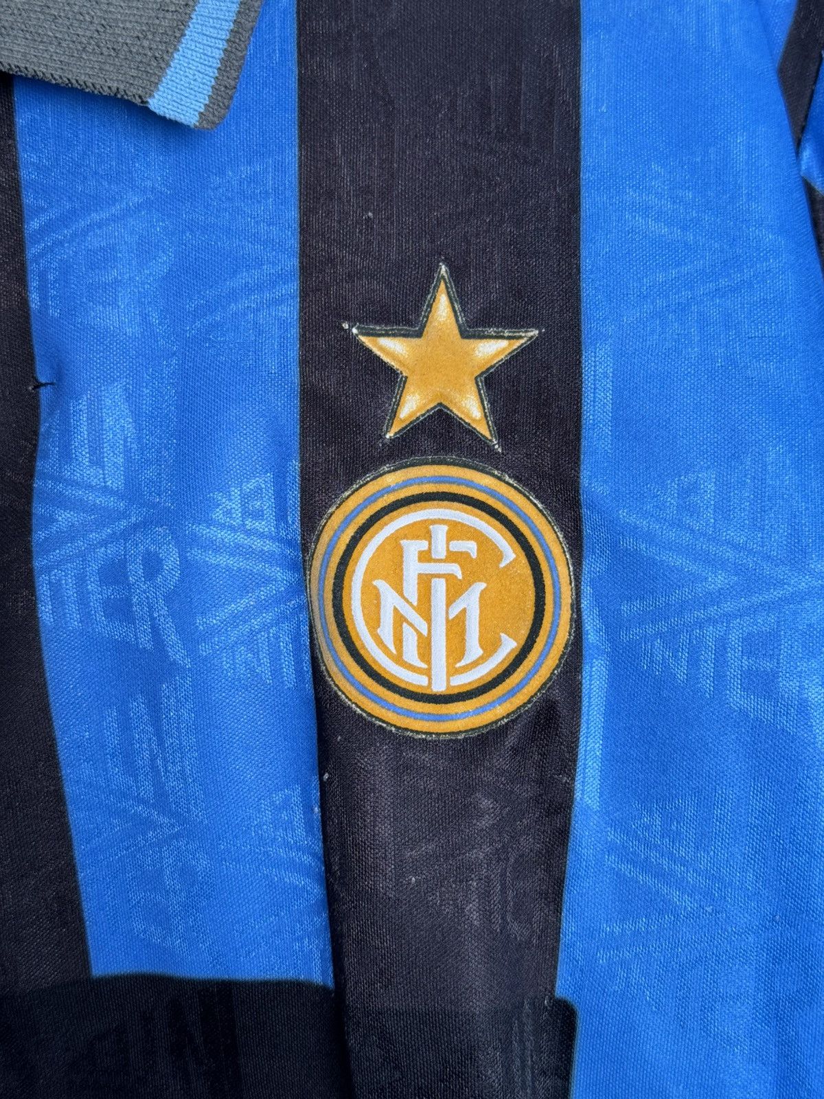 Umbro Vintage Inter Milan 1992-94 Home Umbro Jersey Shirt Size US L / EU 52-54 / 3 - 21 Thumbnail