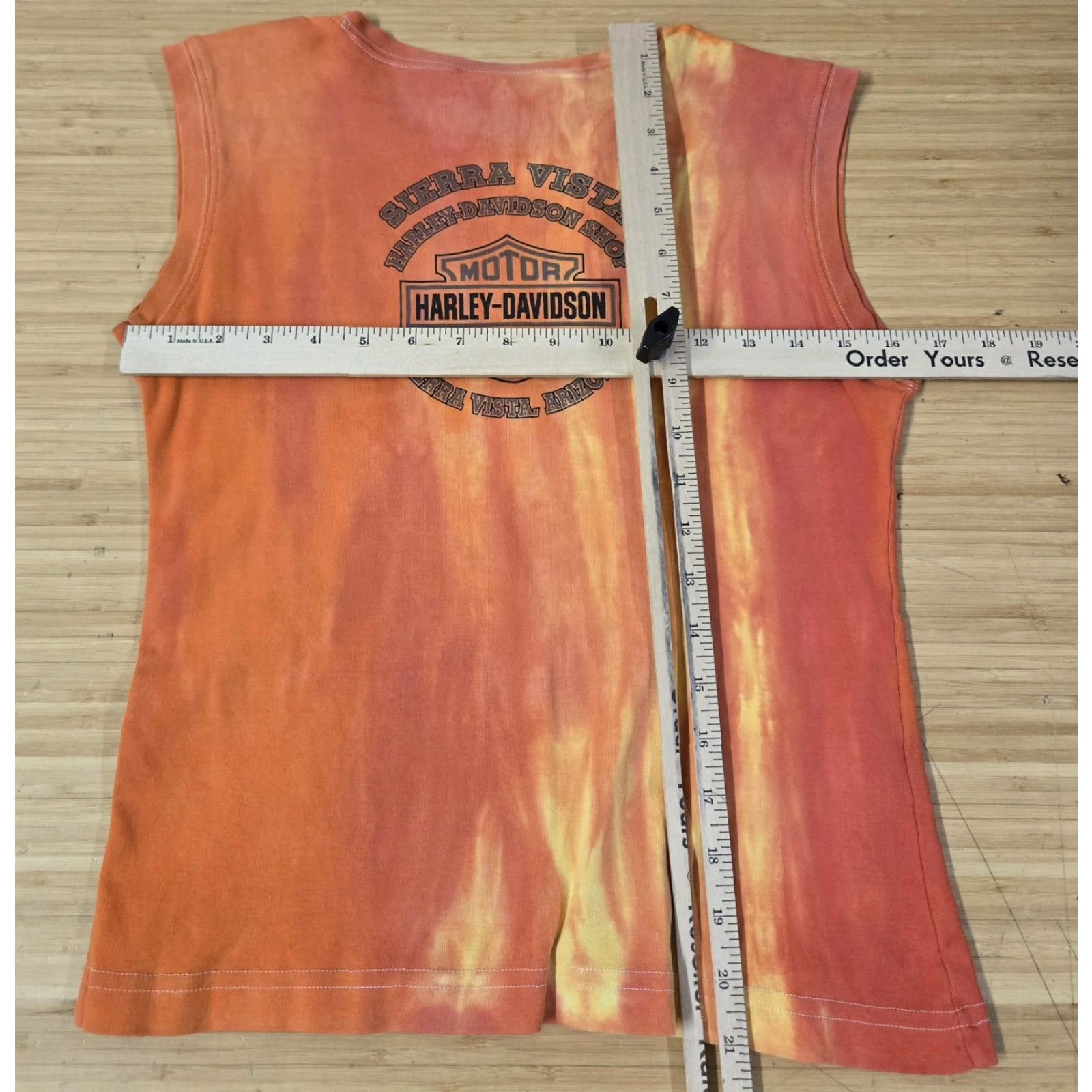 Harley Davidson VINTAGE Harley-Davidson Shirt Mens L Tie Dye Sleeveless Motorcycle 90s Size L / US 10 / IT 46 - 7 Thumbnail