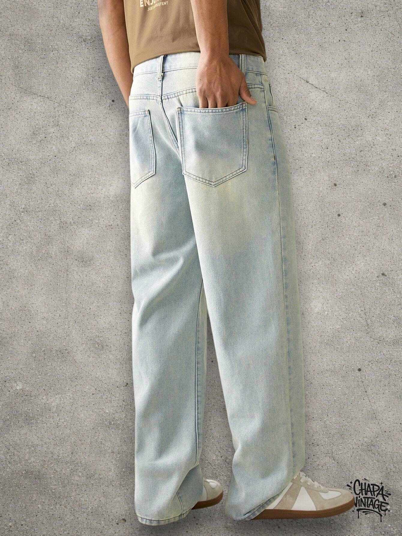 Vintage Washed light jeans Size US 32 / EU 48 - 4 Thumbnail