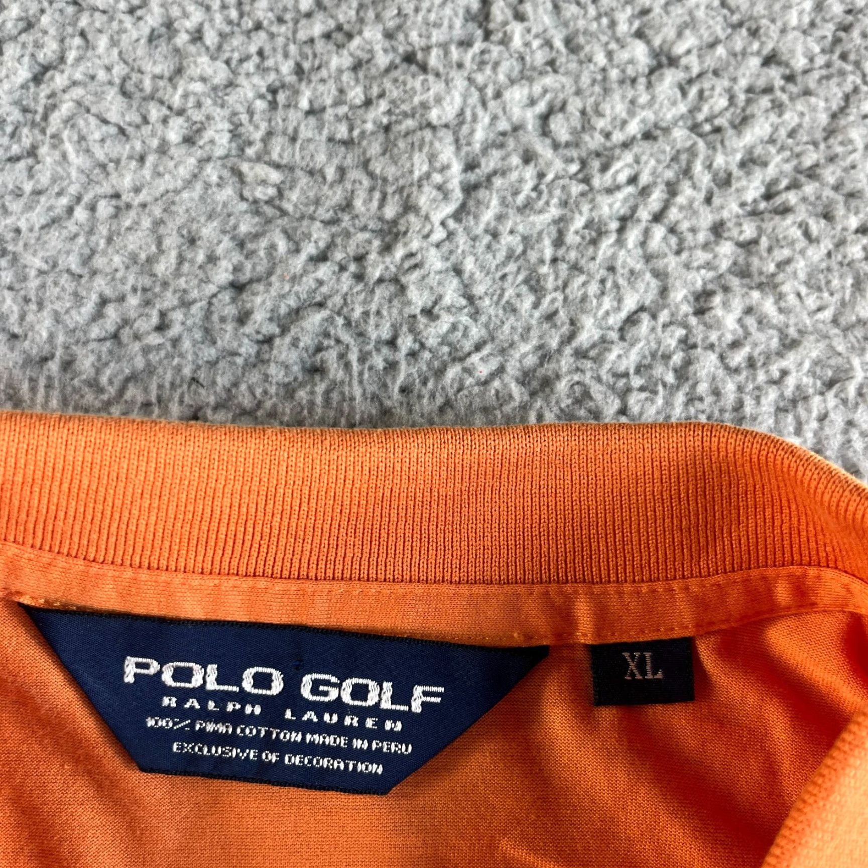Ralph Lauren VINTAGE Ralph Lauren Polo Golf Shirt Mens XL Orange Pima Cotton Polo Shirt Polo Golf Shirt Mens XL Orange Pima Cotton Size US XL / EU 56 / 4 - 3 Thumbnail