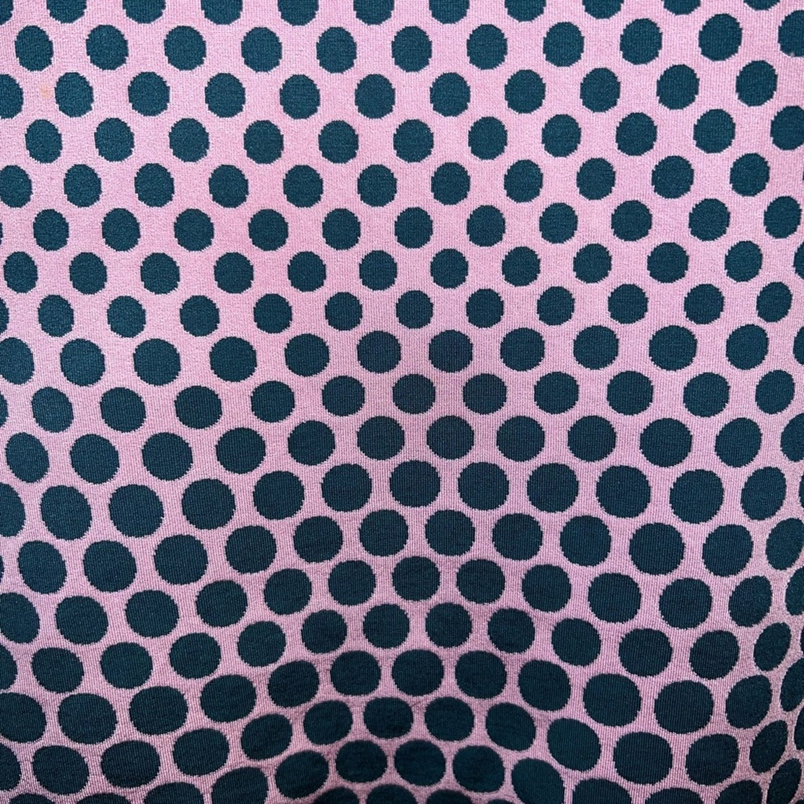 Zac Posen Zac Posen Polka Dot Knit Dress Size Medium Pink Green Size M / US 6-8 / IT 42-44 - 9 Thumbnail
