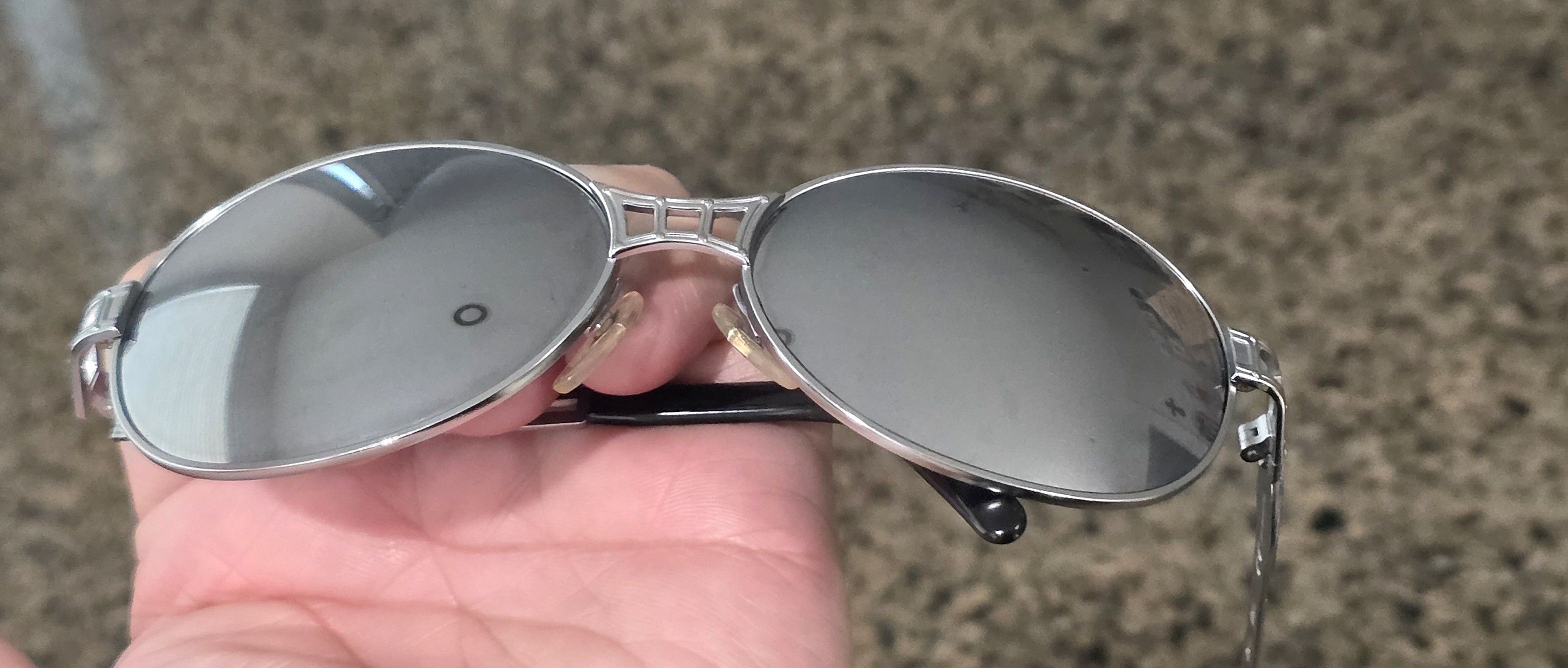 Jean Paul Gaultier Jean Paul Gaultier JPG Silver Color Mirrored Lenses Size ONE SIZE - 14 Thumbnail