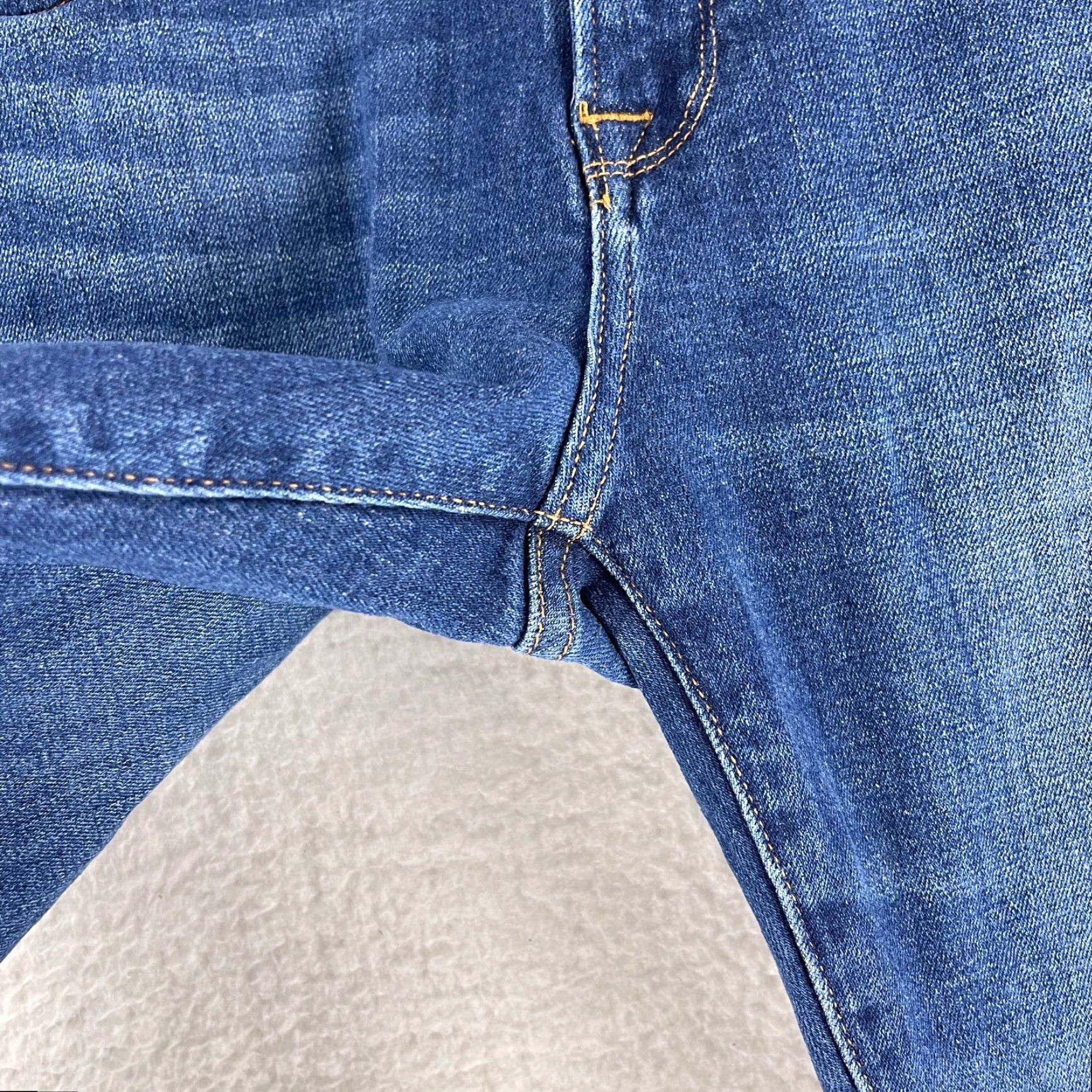Frame FRAME L'Homme Slim Leg Jeans Womens Size 32 Blue Burroughs Denim Mid-Rise Casual Shirt? Size 24" / US 00 / IT 34 - 6 Thumbnail