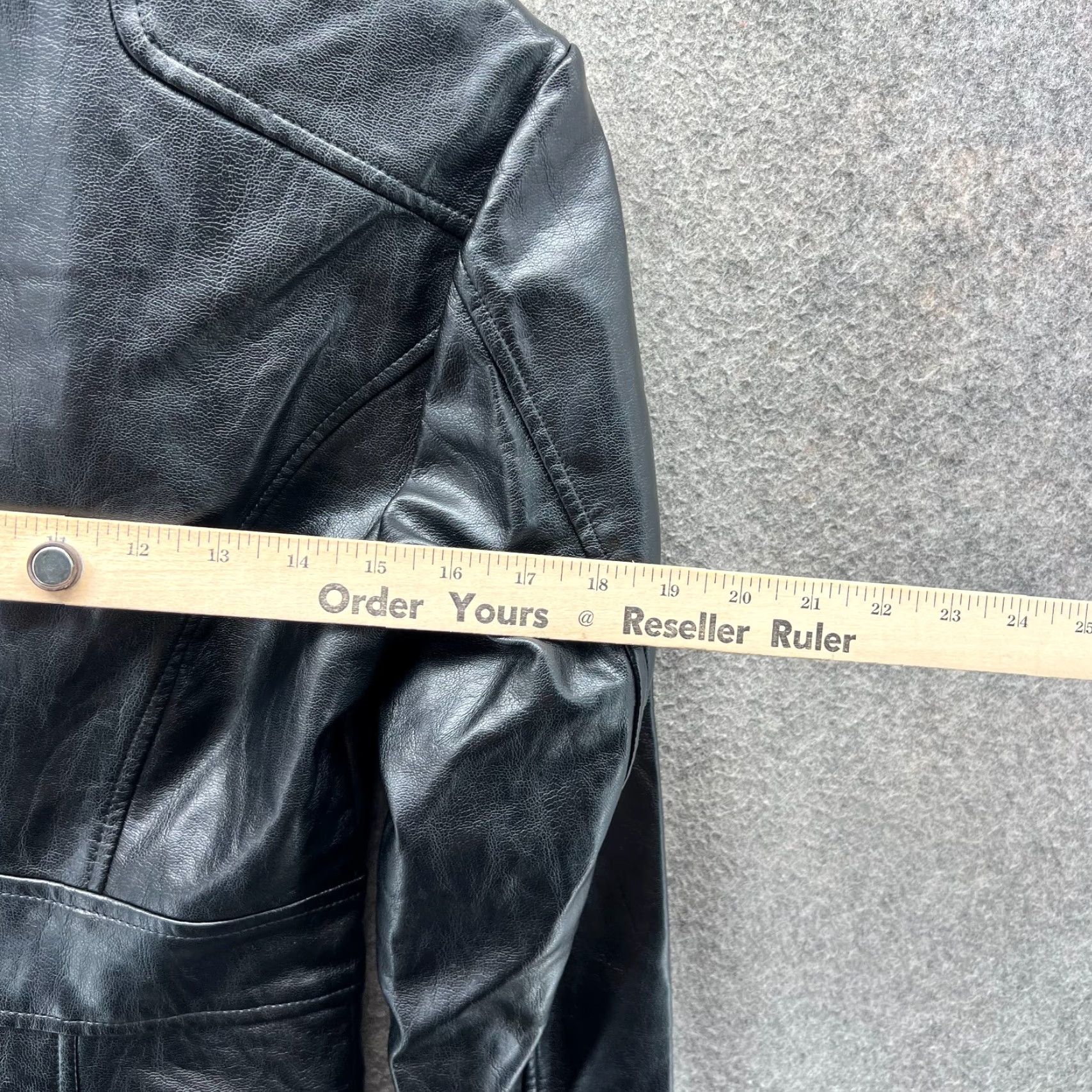 Kenneth Cole KENNETH COLE Leather Jacket Womens Small Black Faux Zip Up Moto Biker NEW 99 Size S / US 4 / IT 40 - 3 Thumbnail