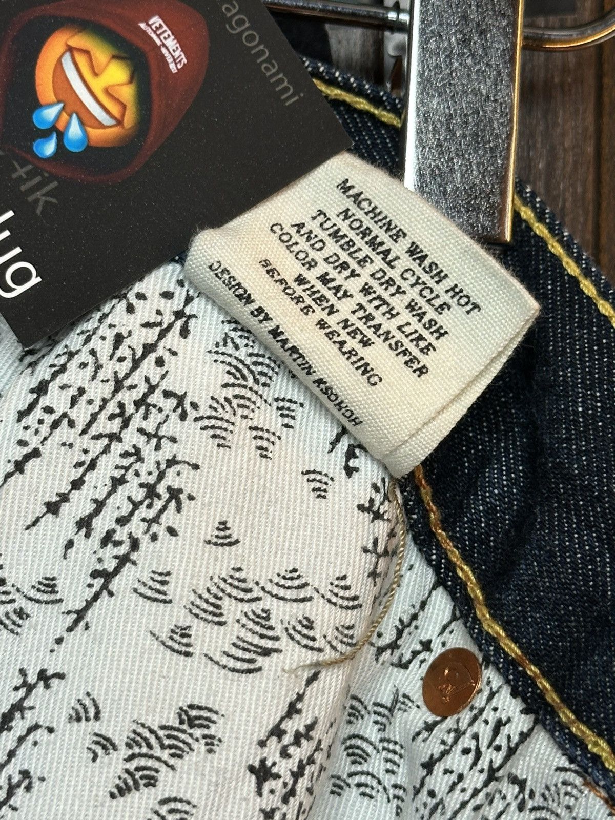 RMC Jeans × Red Monkey RMC 2008 “Erotic Ukiyo-e Collection” 1001 Archive Denim Size US 30 / EU 46 - 11 Thumbnail