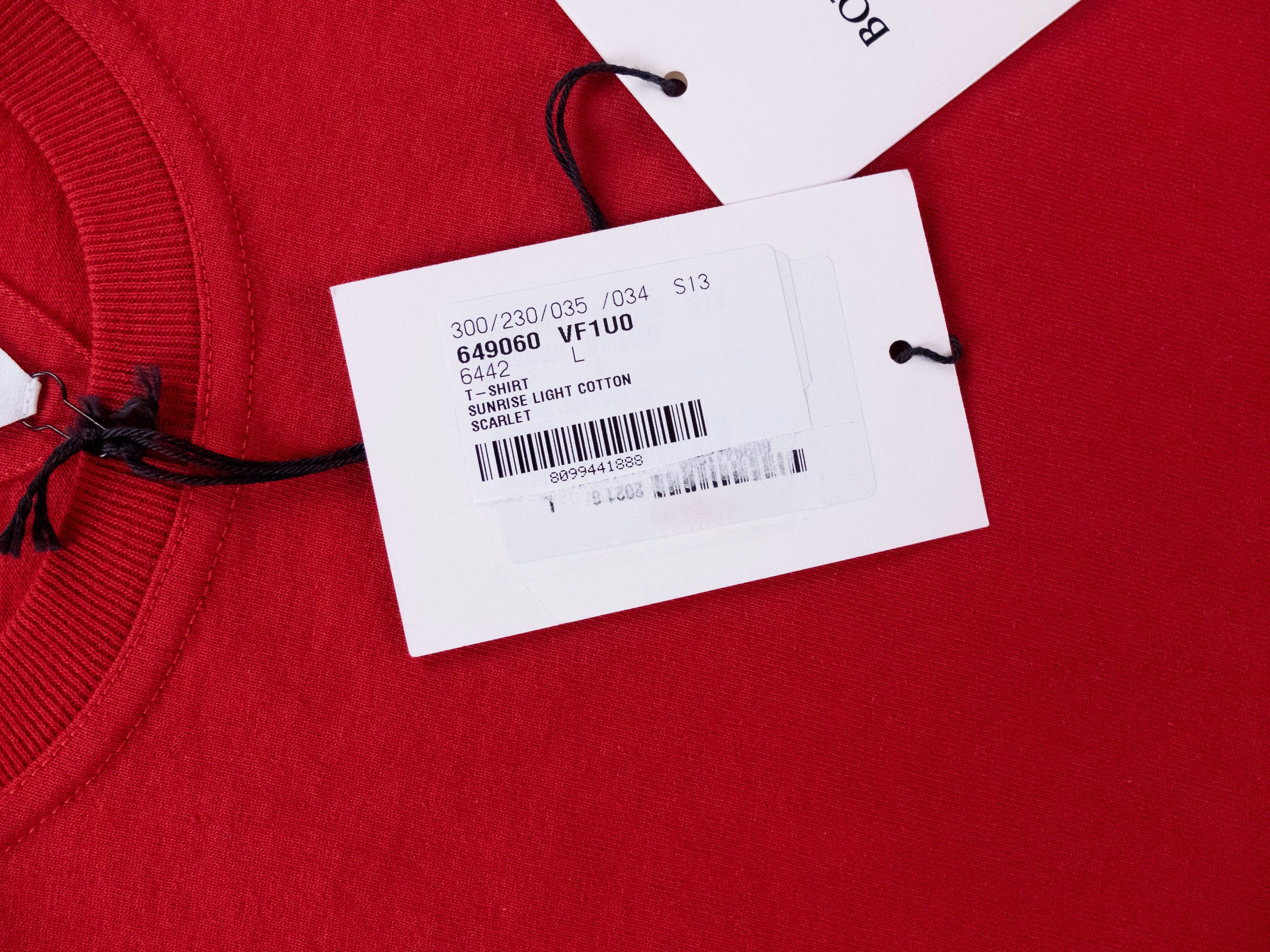 Bottega Veneta BOTTEGA VENETA scarlet red jersey cotton t-shirt Size Large Size L / US 10 / IT 46 - 6 Thumbnail