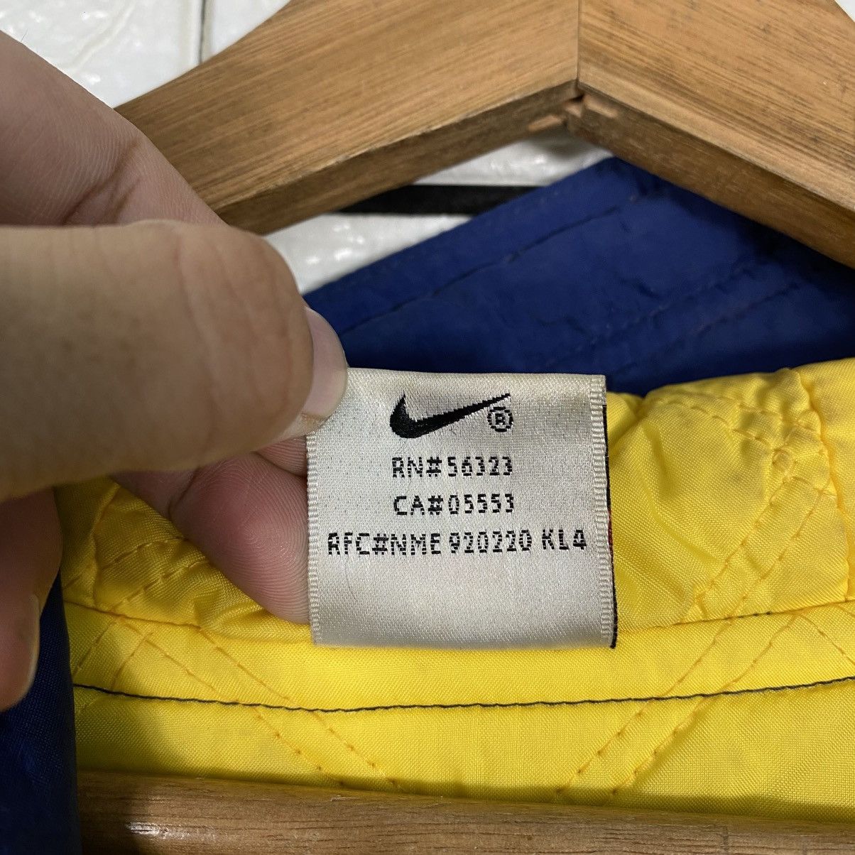 Nike 📌Vintage Nike Jacket Zipper Big Swoosh Blanket Size US L / EU 52-54 / 3 - 20 Thumbnail