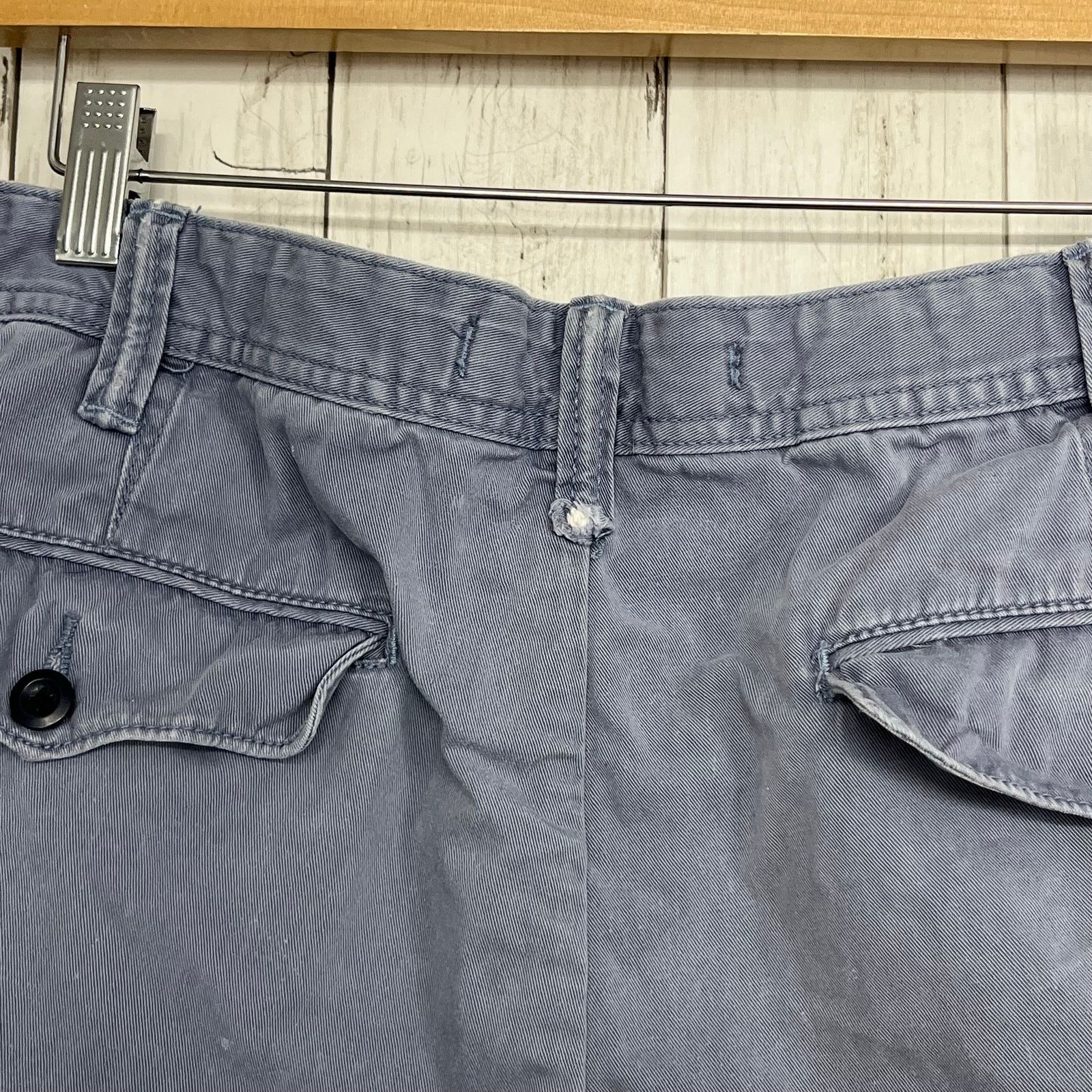 Polo Ralph Lauren Polo Ralph Lauren Blue Chino Shorts Relaxed Fit 100% Cotton Size US 38 / EU 54 - 4 Thumbnail