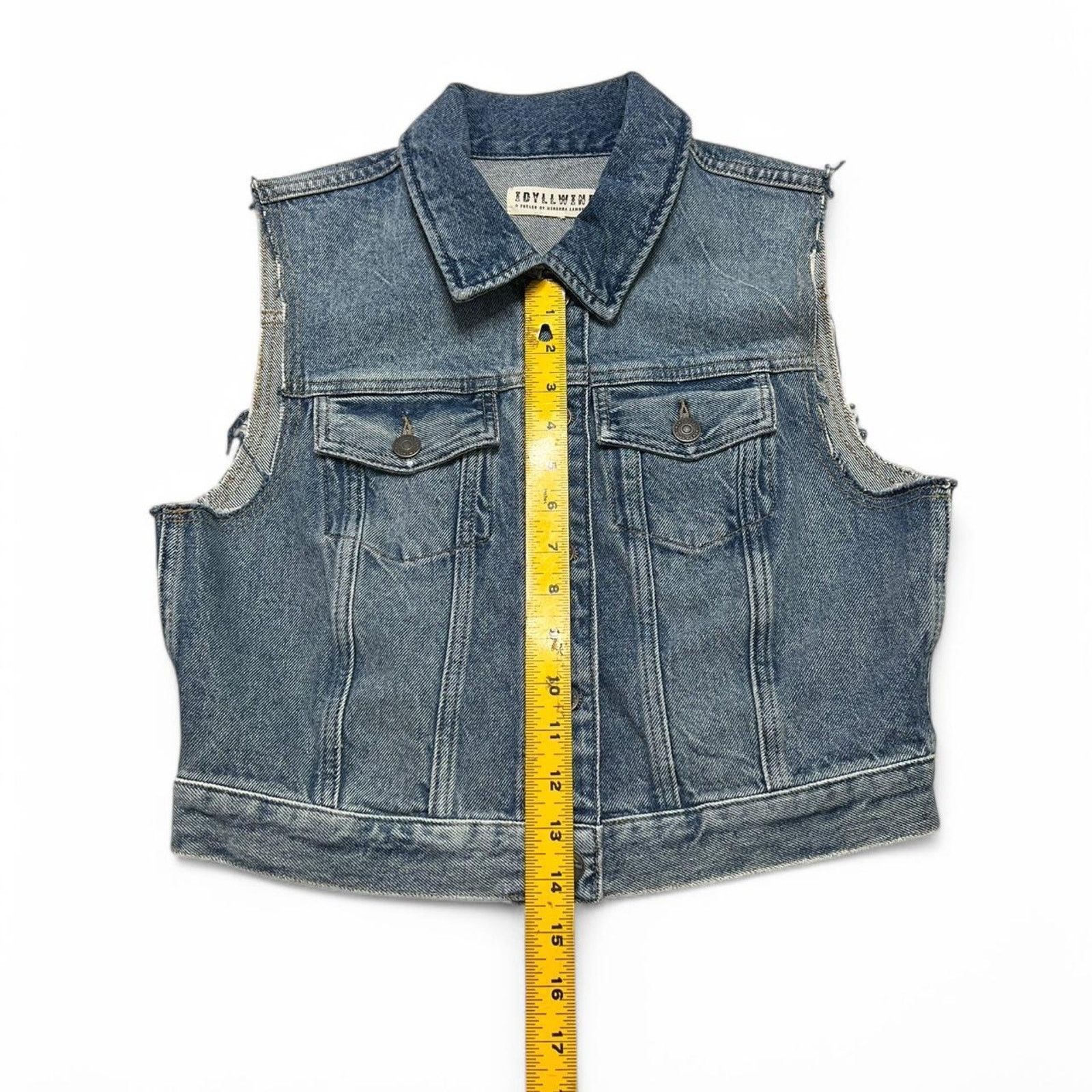 Other Idyllwind Women’s Denim Vest - Distressed Biker Casual - S Size S / US 4 / IT 40 - 6 Thumbnail