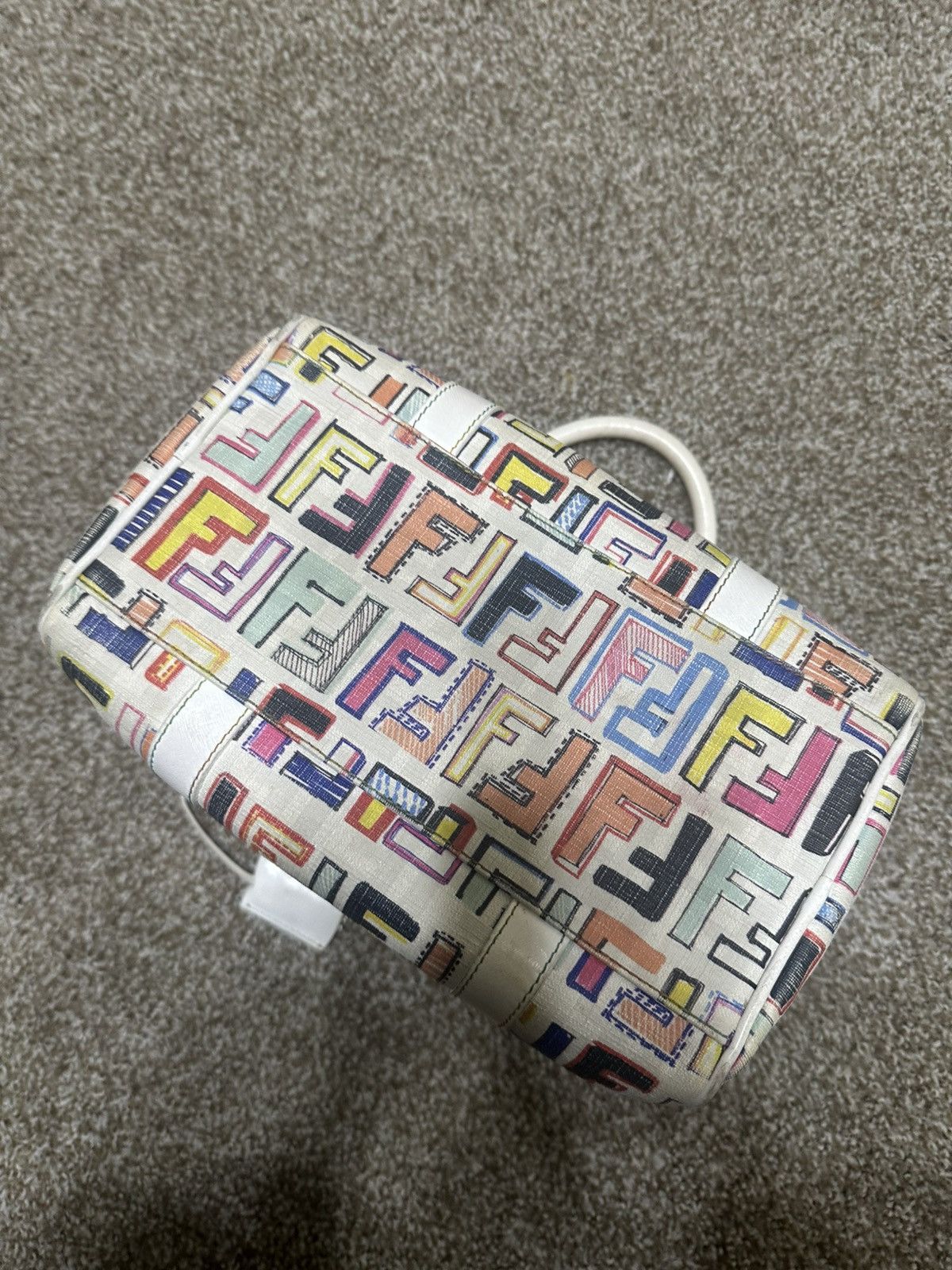 Fendi Zucca Coated Canvas And Leather Spalmati Forever Boston Bag Size ONE SIZE - 5 Thumbnail