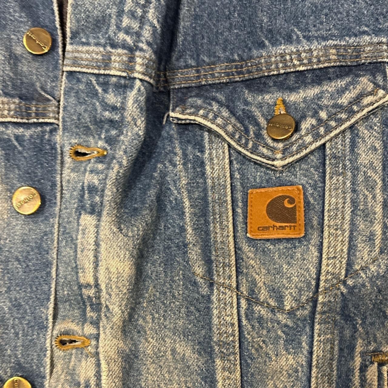Carhartt VTG 1990s Carhartt J11DST Denim Trucker Jacket