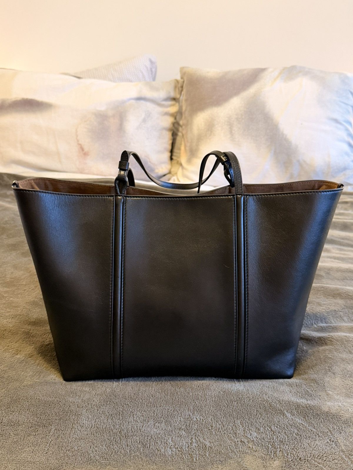Jacquemus Jacquemus The Marino Leather Tote Size ONE SIZE - 2 Thumbnail