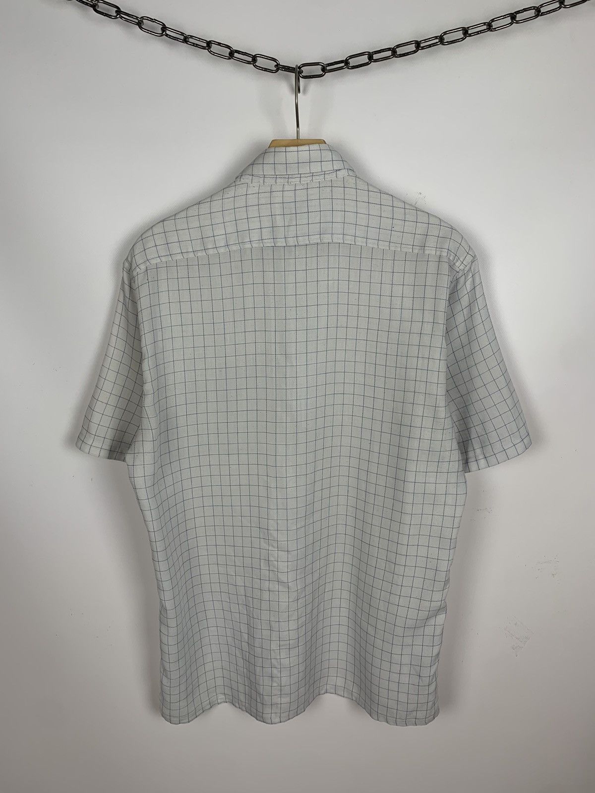 Yves Saint Laurent Vintage Yves Saint Laurent Plaid Shirt Short Sleeve 90’s Size US M / EU 48-50 / 2 - 13 Thumbnail