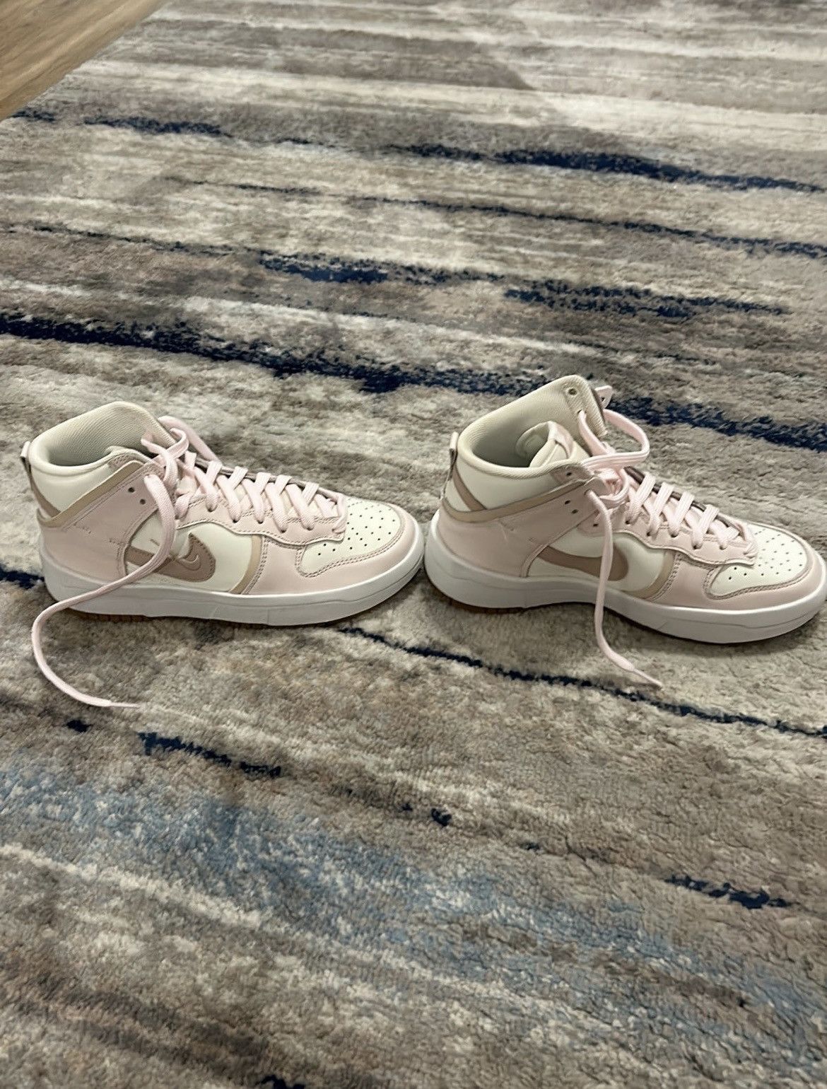 Nike Nike Dunk High Up-Soft Pink Size US 6 / IT 36 - 2 Thumbnail