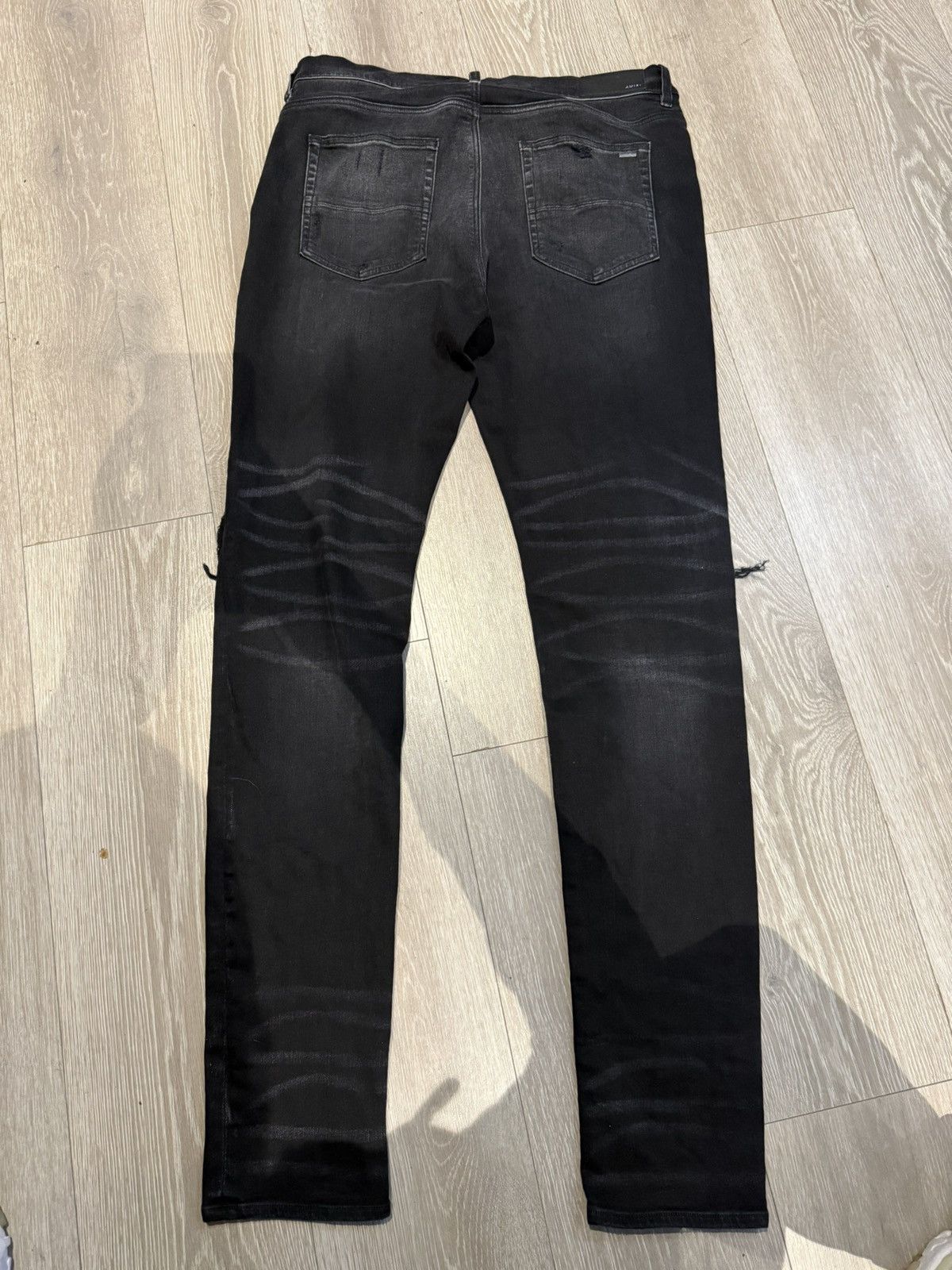 Amiri Amiri Mx-1 Cracked Cyan Blue Patches Size US 38 / EU 54 - 2 Thumbnail