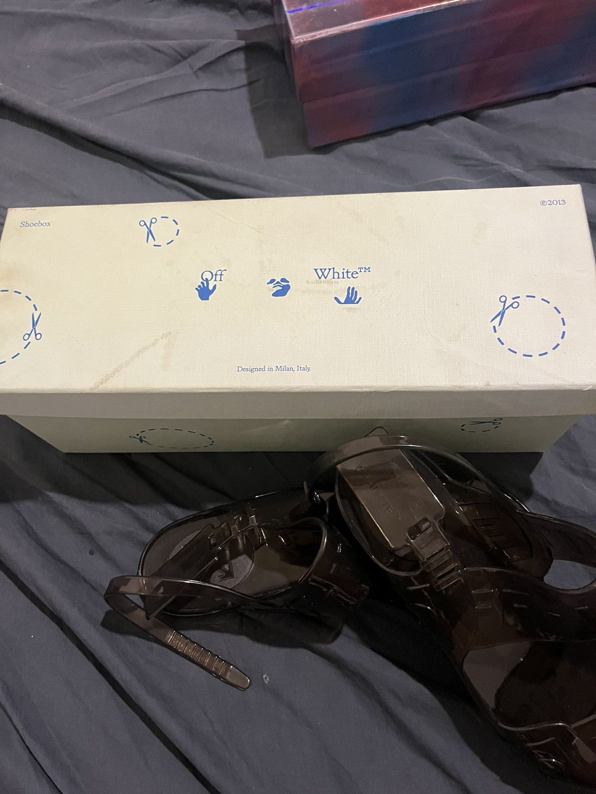 Off-White × Virgil Abloh OFF WHITE Zip tie Jelly sandal Size US 10 / IT 40 - 5 Thumbnail