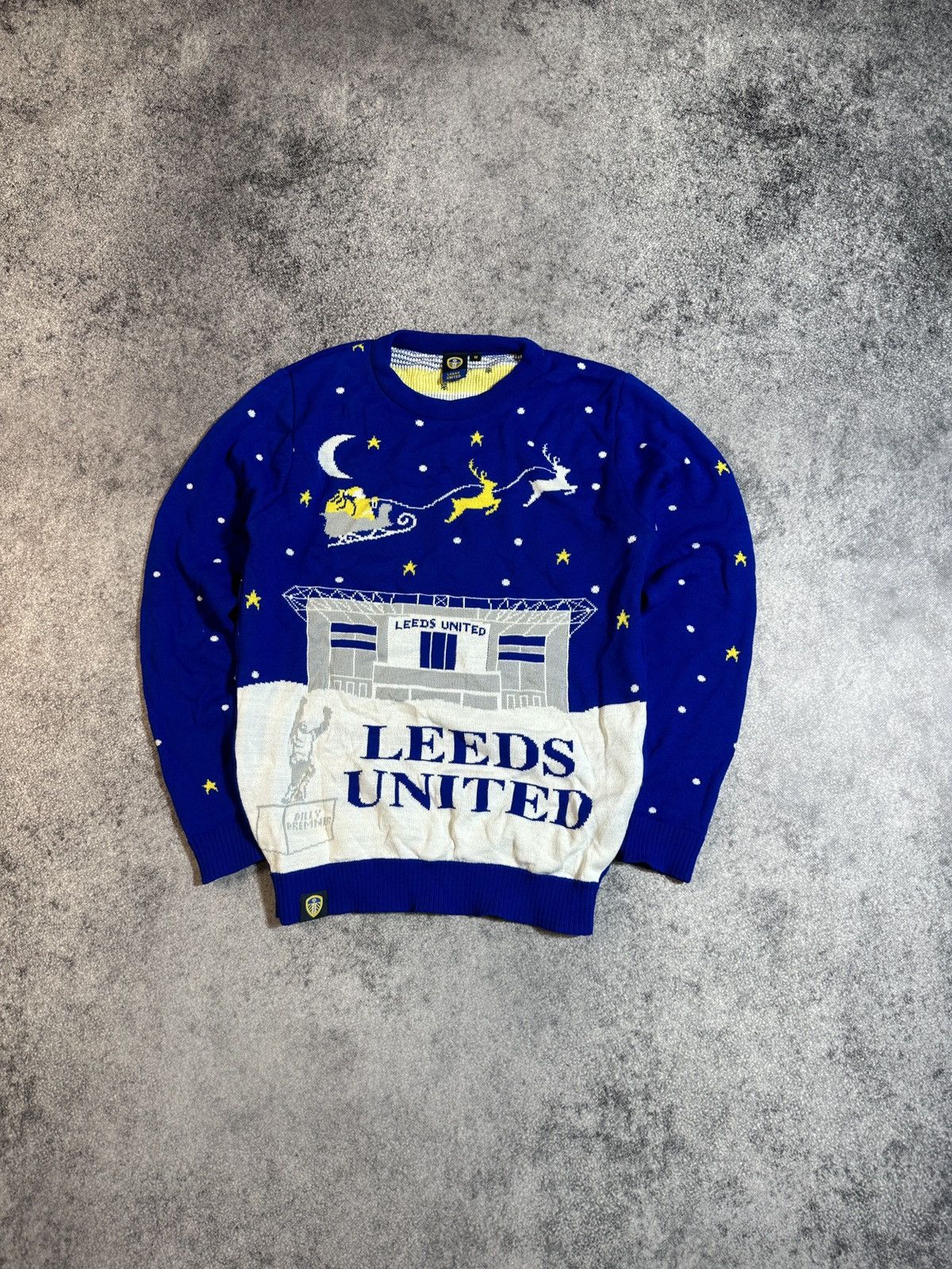 Vintage Leeds United Soccer Knitwear Logo Vintage Style M Rare Size US M / EU 48-50 / 2 - 2 Thumbnail