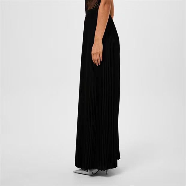 Balenciaga o1g2r1mq0924 Maxi Skirts in Black Size 27" / US 4 / IT 40 - 4 Thumbnail