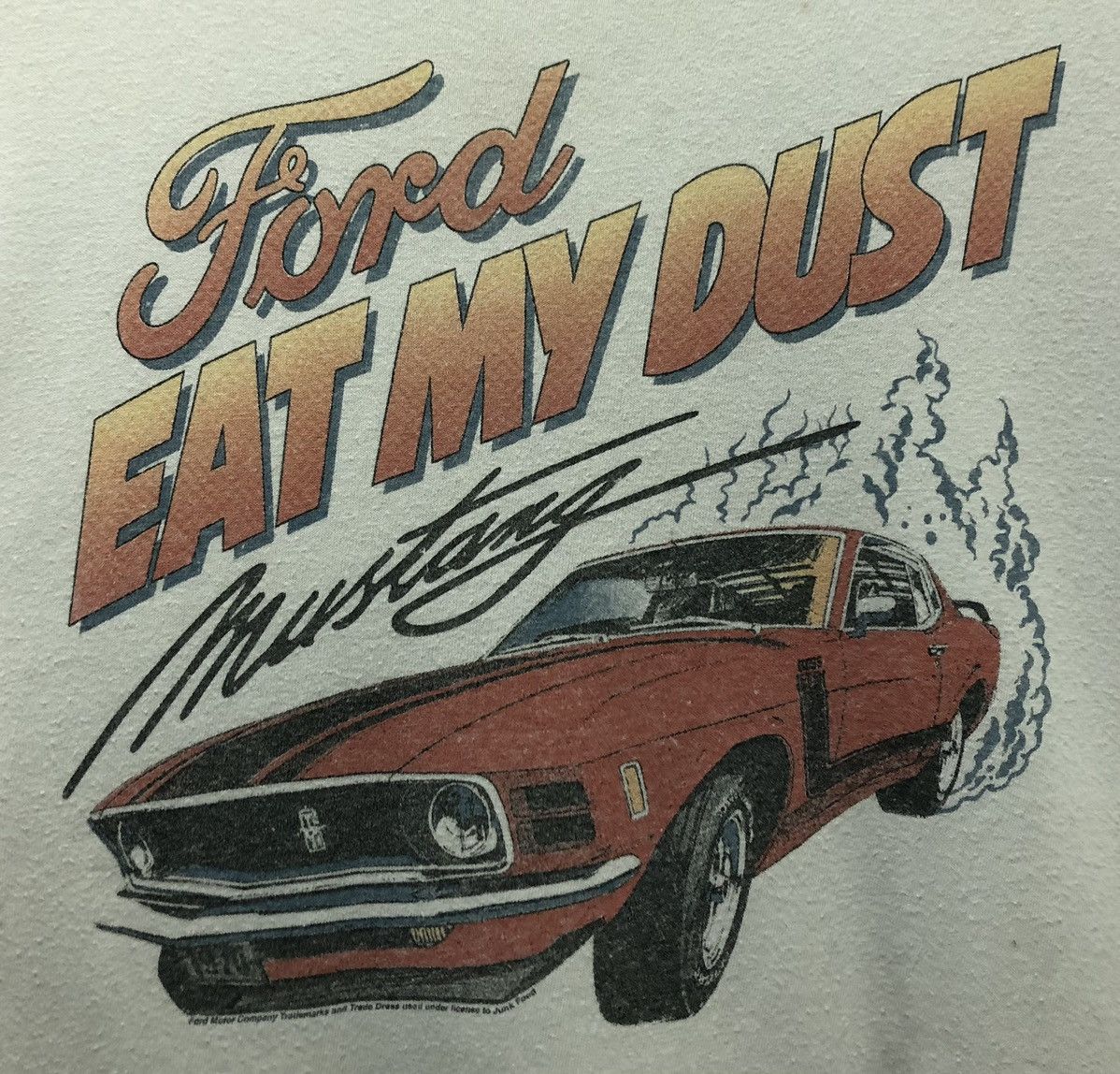 Junk Food Vintage Junk Food Ford Mustang Eat My Dust T-Shirt Size US L / EU 52-54 / 3 - 3 Thumbnail
