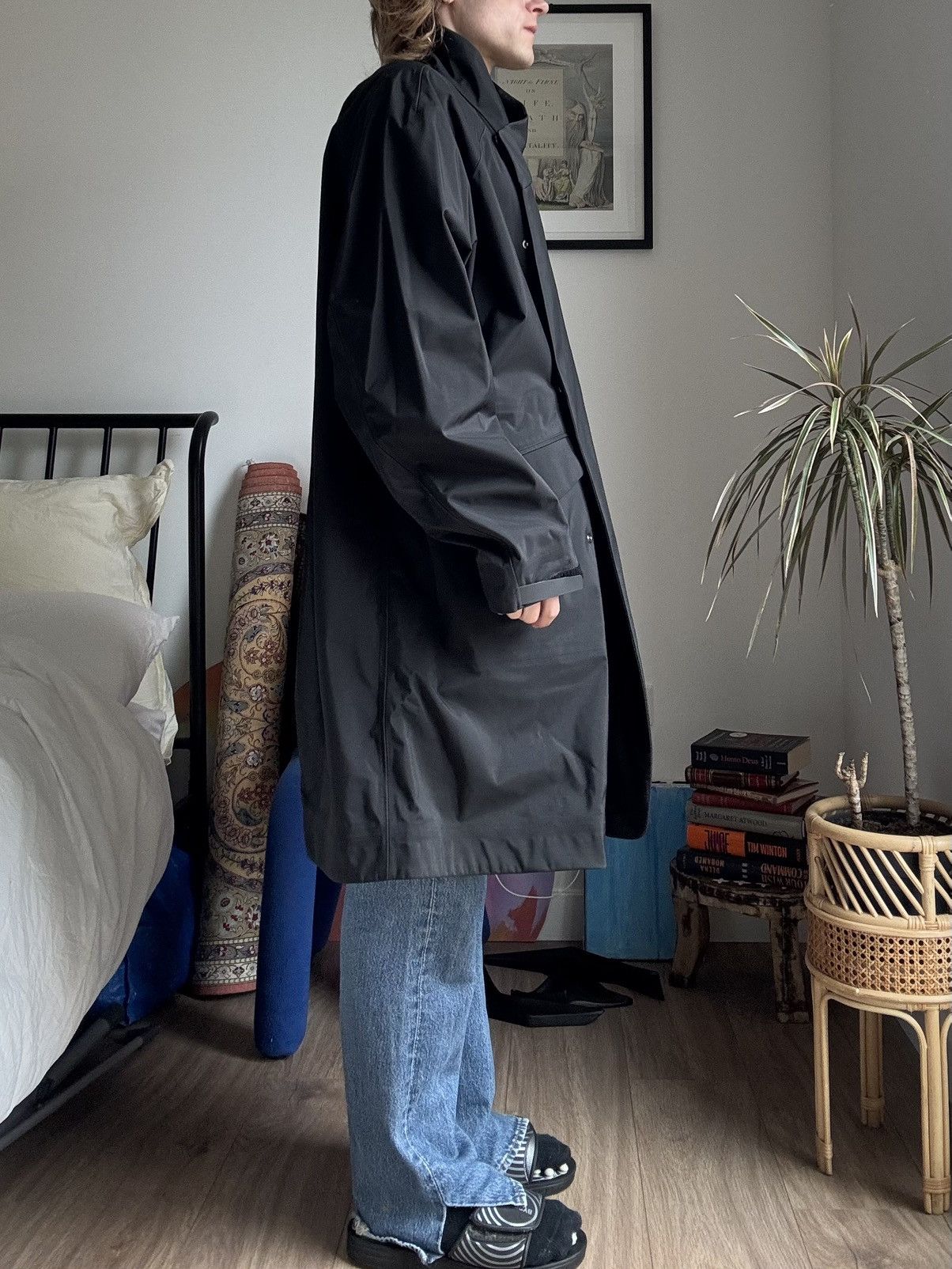 A. A. Spectrum Unique mandarin style robe rain jacket Size US L / EU 52-54 / 3 - 2 Thumbnail