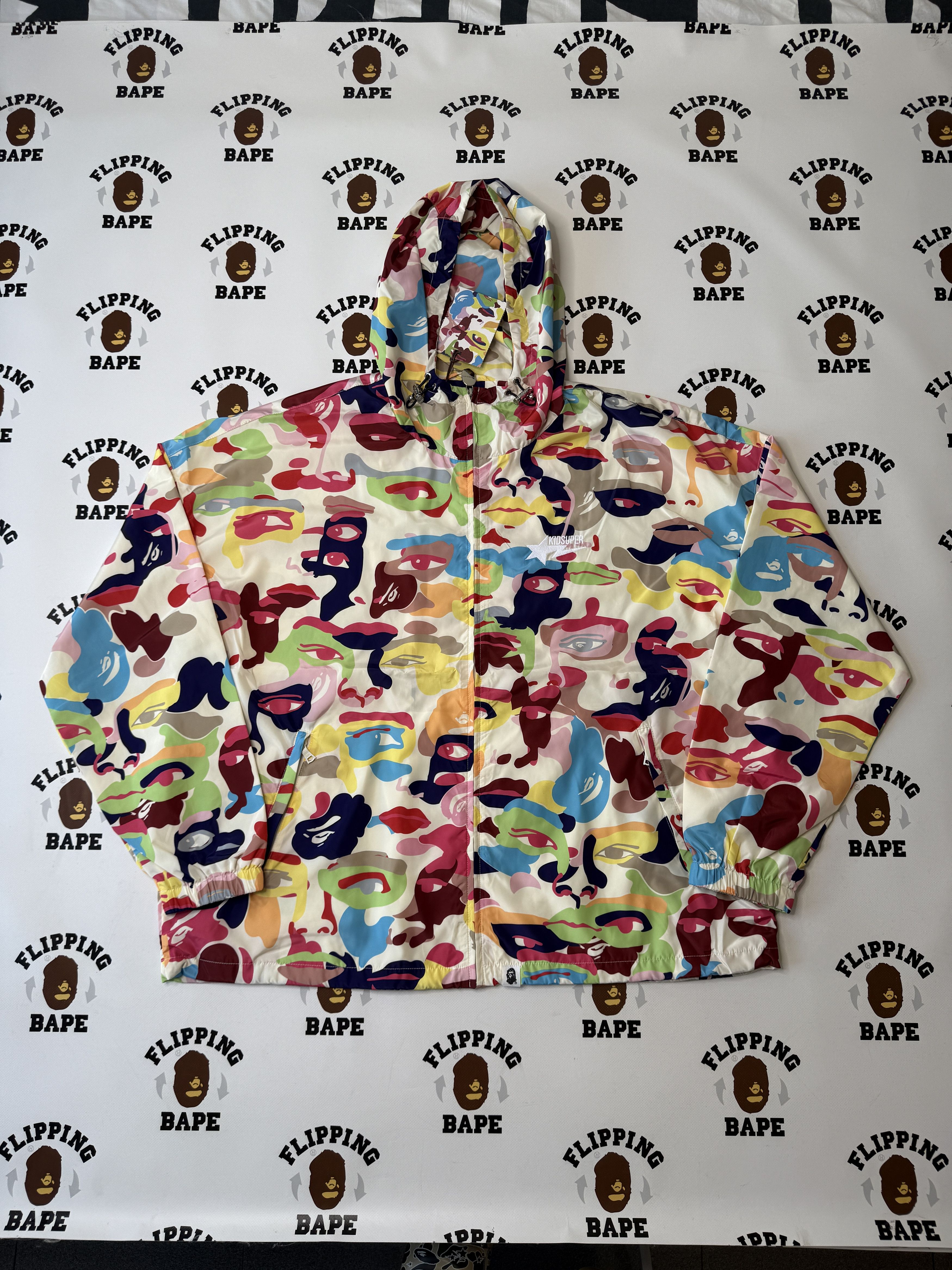 Bape × KidSuper BAPE X KIDSUPER CAMO LIGHTWEIGHT JACKET Size US L / EU 52-54 / 3 - 1 Thumbnail