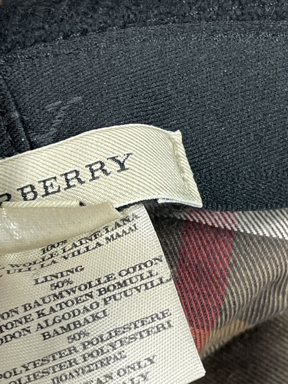 Burberry Vintage Burberry bucket cap hat Panama Wool Size ONE SIZE - 9 Thumbnail