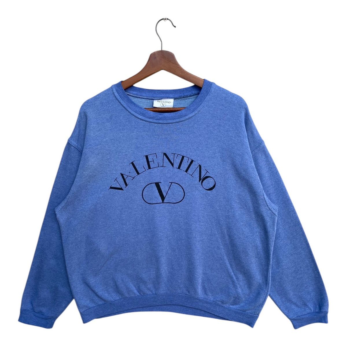 Vintage Valentino Sweatshirt Pullover Jumper Spellout Size L