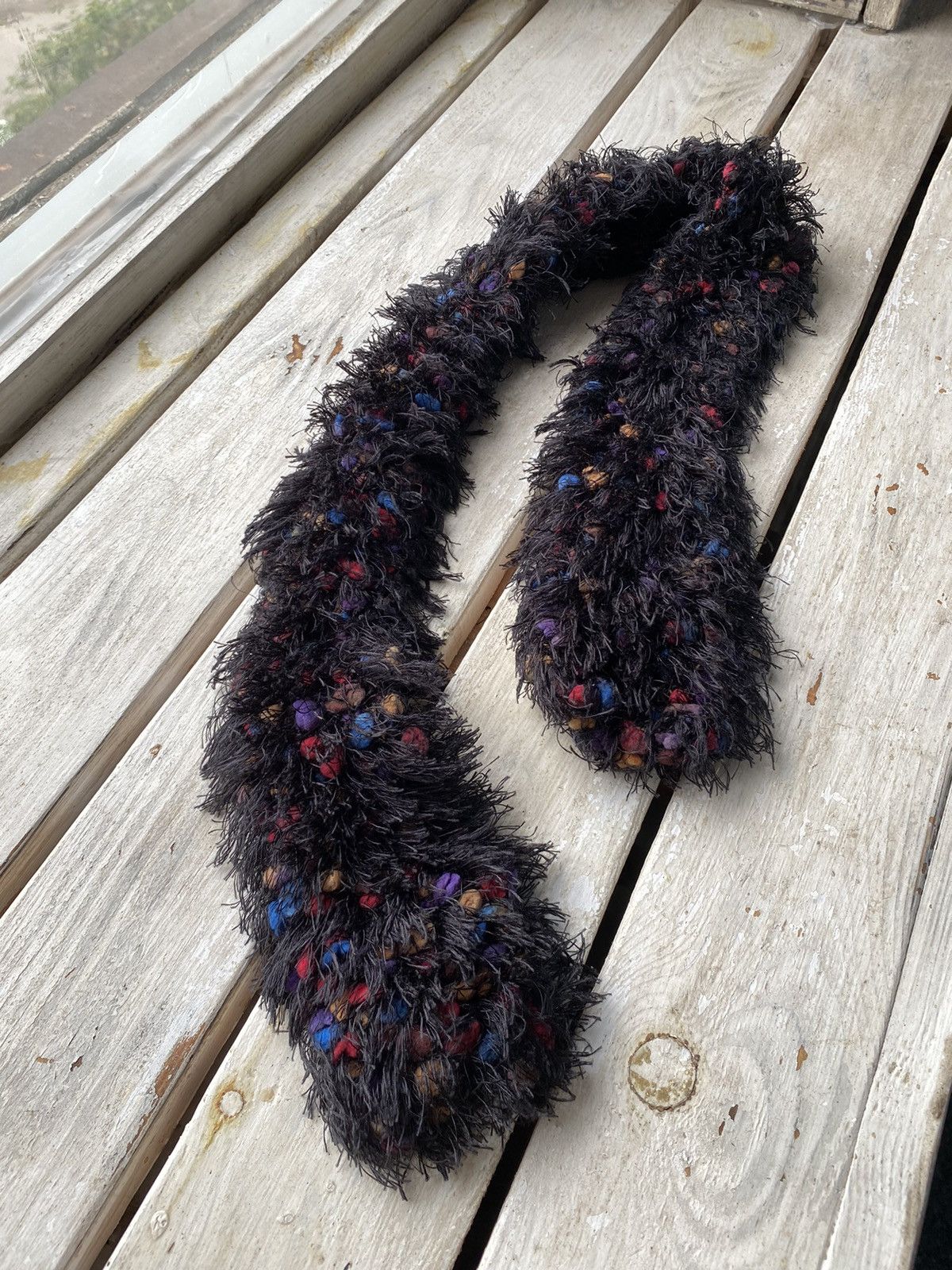 Japanese Brand × Vintage japanese fuzzy mohair scarf vintage y2k Size ONE SIZE - 1 Thumbnail