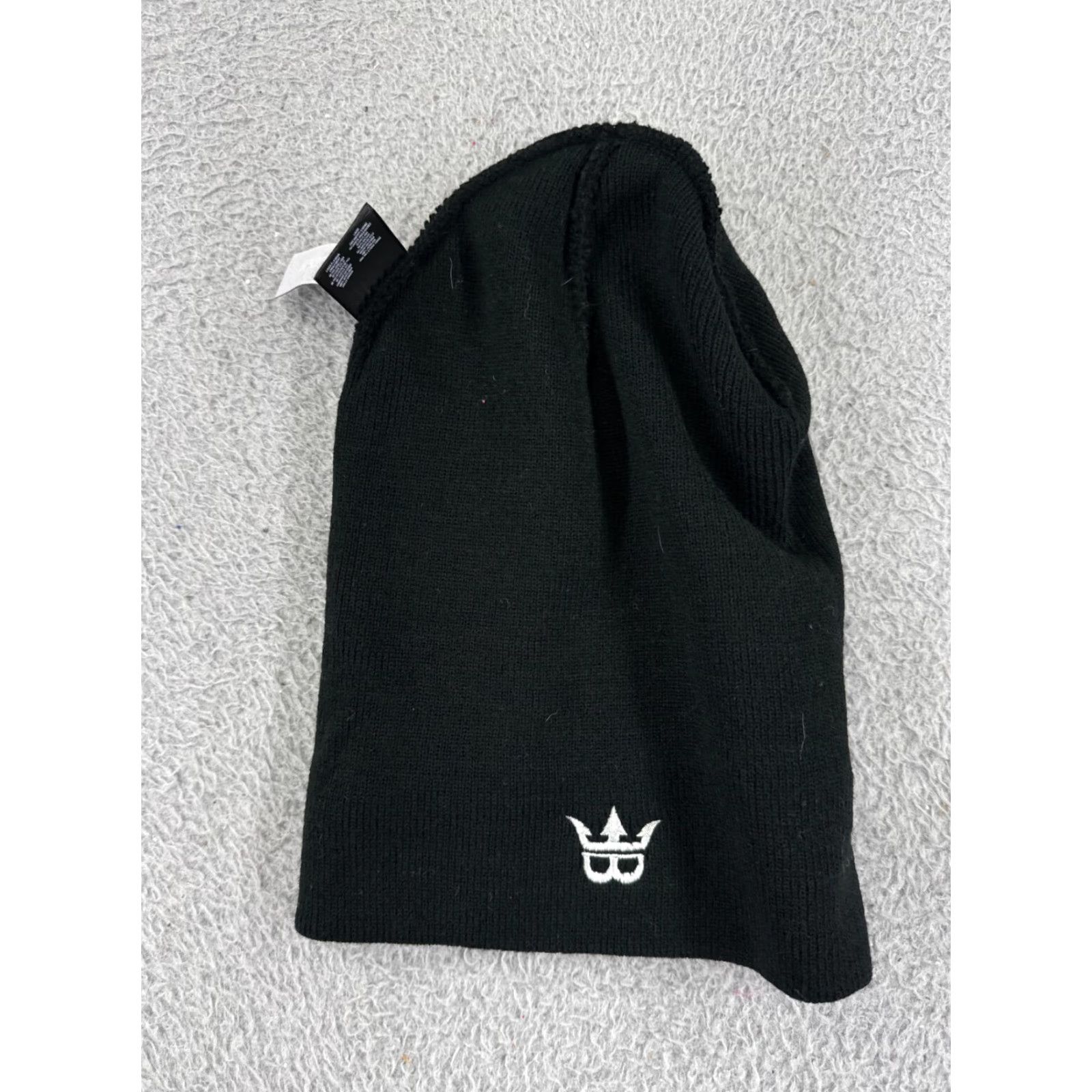 Vintage Trident Beanie Adult One Size Black Knit Acrylic Ski Snowboard OSFA Size ONE SIZE - 6 Thumbnail