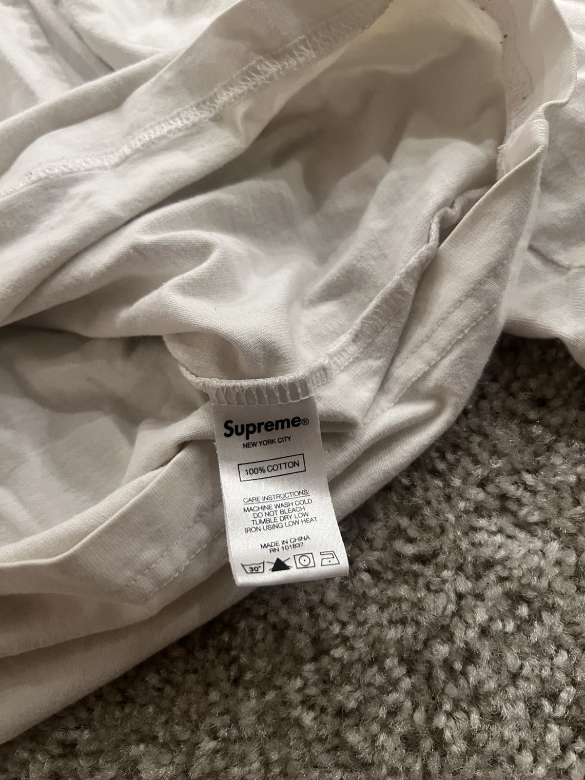 Supreme FW20 Supreme Woven Label Size US L / EU 52-54 / 3 - 4 Thumbnail